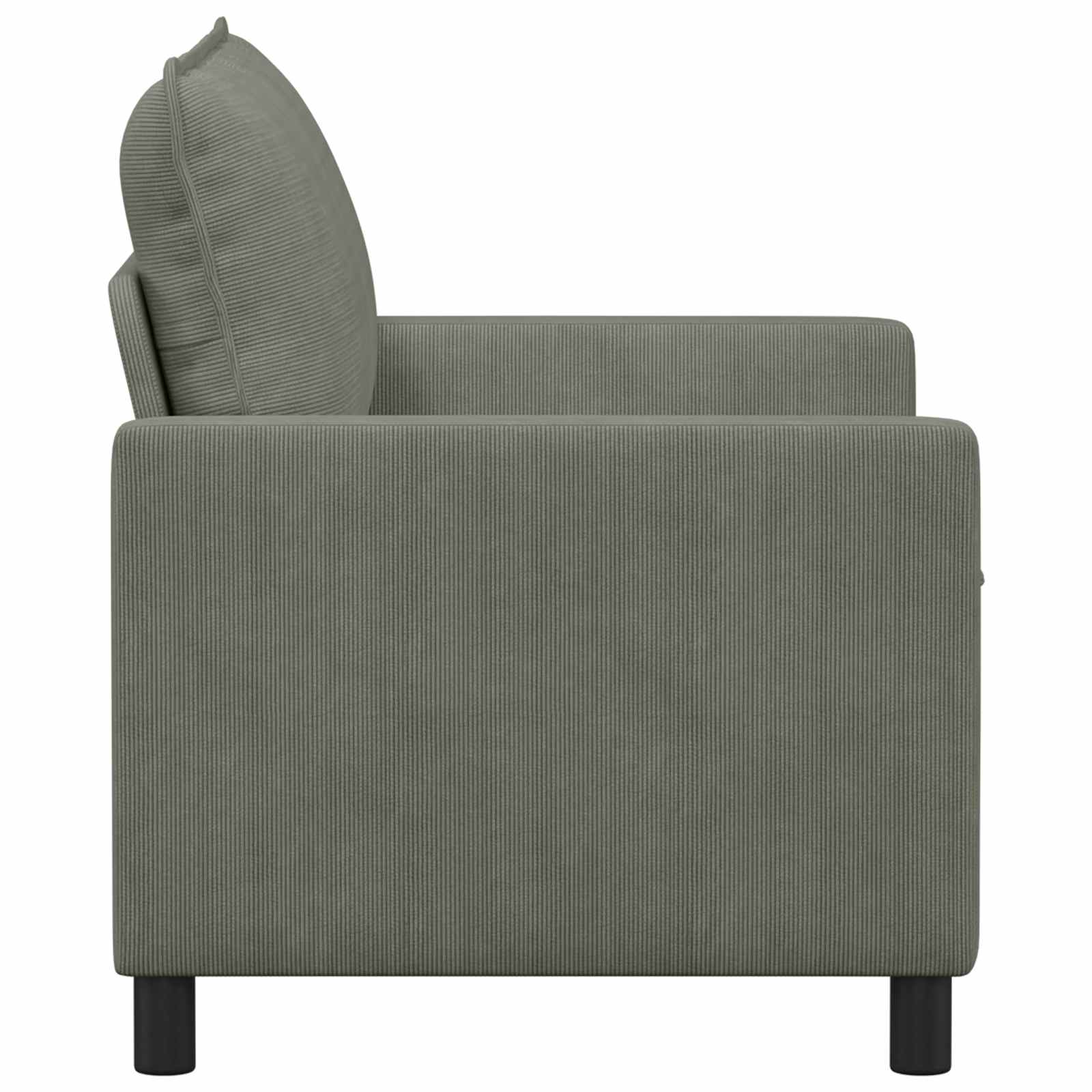 Sofa Svjetlosiva 126 x 81 x 87,5 cm Tkanina