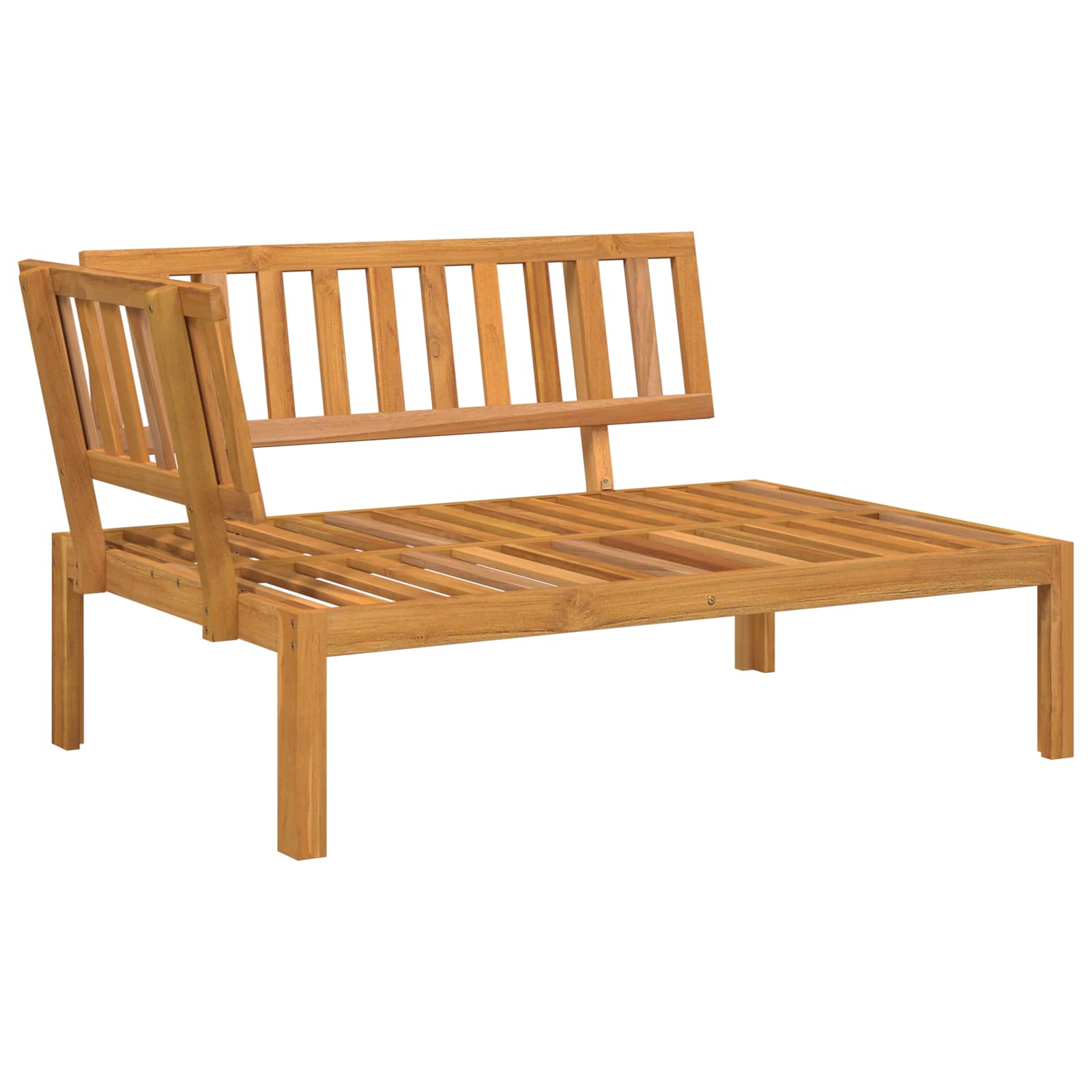 Set sofe 4 pcs Sivo-smeđa Čvrsto drvo akacije