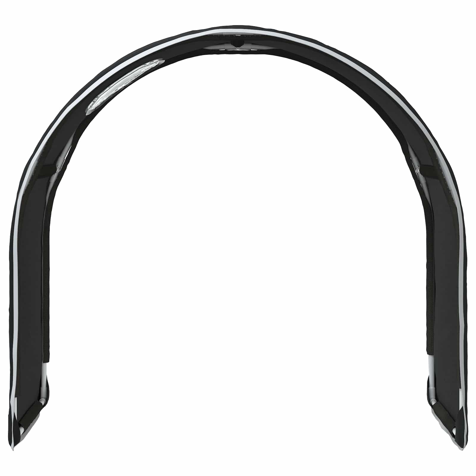 Tunis za krevet 2 pcs Crna 211 x 52,5 x 2 cm Poliester