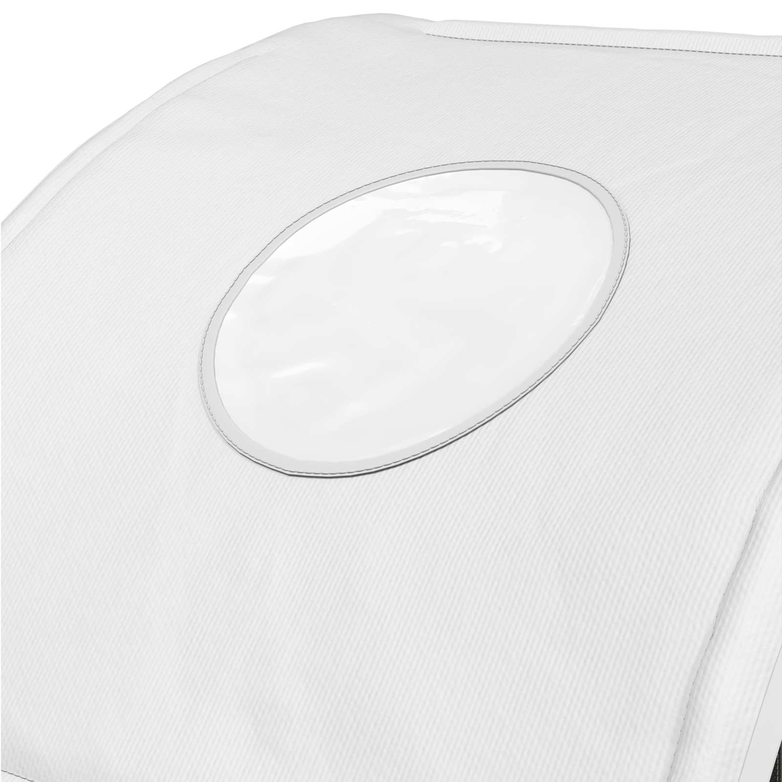 Tunis za krevet 2 pcs Bijela 211 x 52,5 x 2 cm Poliester