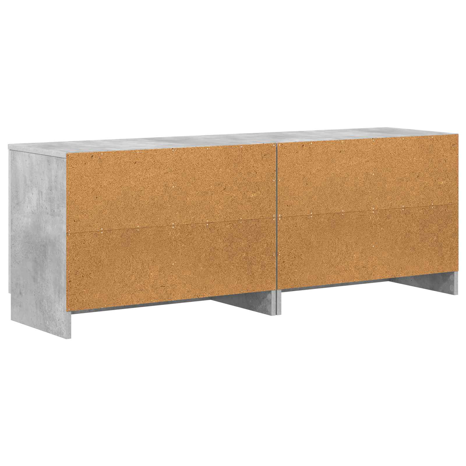 Ormar za krevet na kat 2 kom. Betonska siva 66 x 35 x 48 cm