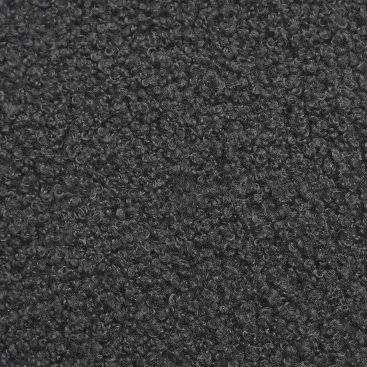 Fotelja s footstoolom 2 kom. Tamnosiva Bouclé 60 x 79 x 87,5 cm