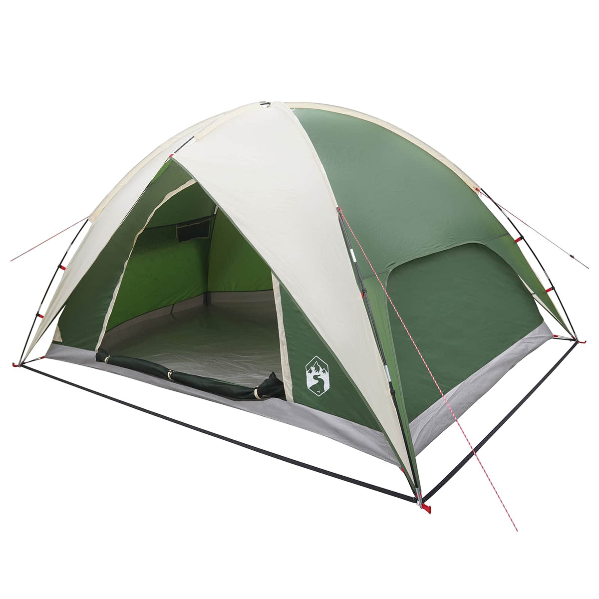 Šator za kampiranje s vodootpornim krovištem 5-osobni Zelena