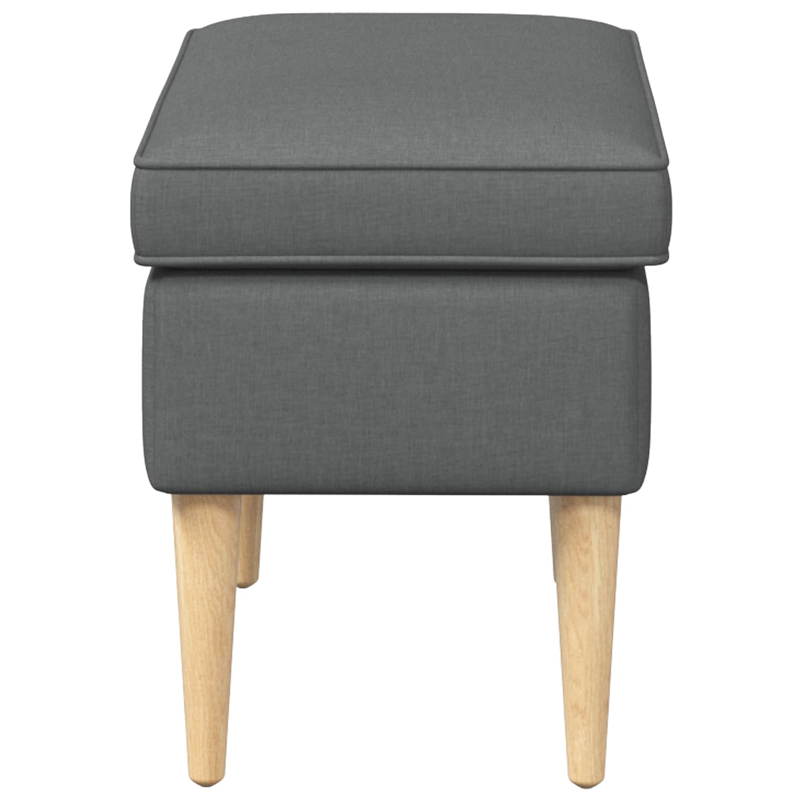 Stolica za noge Tamnosiva 55 x 35 x 41 cm