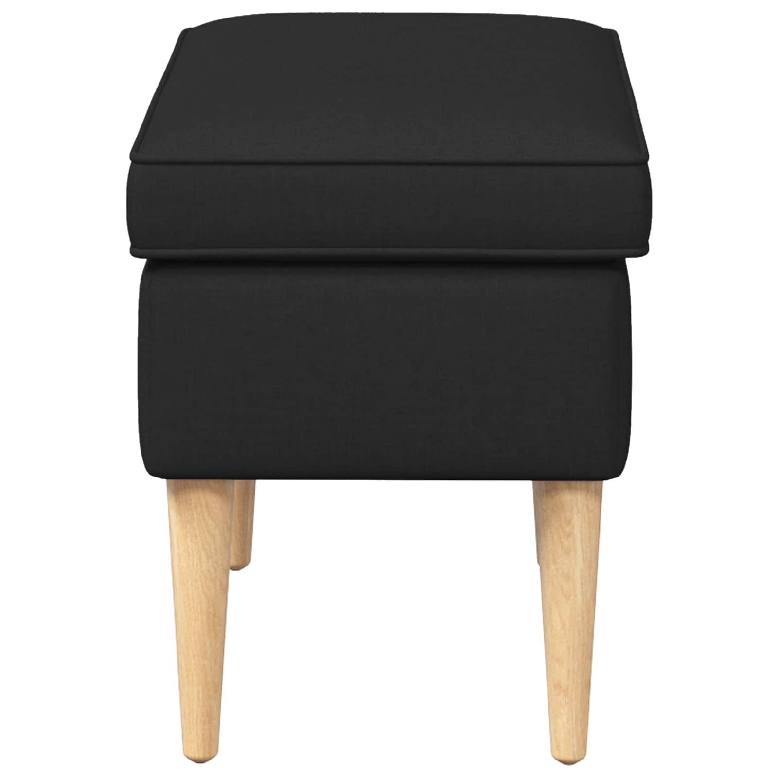 Stolica za noge Crna 55 x 35 x 41 cm