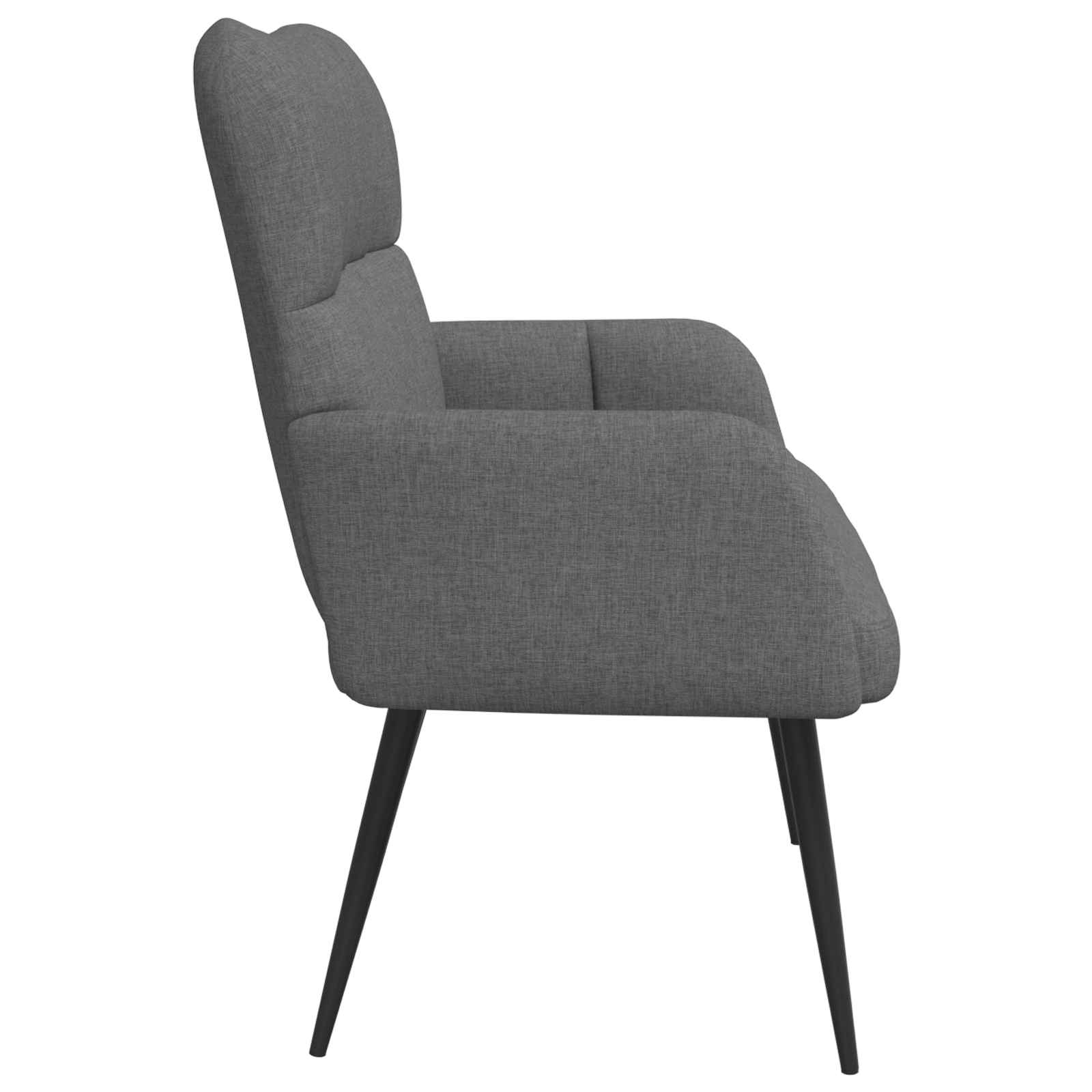 Sofa za dvije osobe Tamnosiva 115 x 61 x 87 cm Tkanina