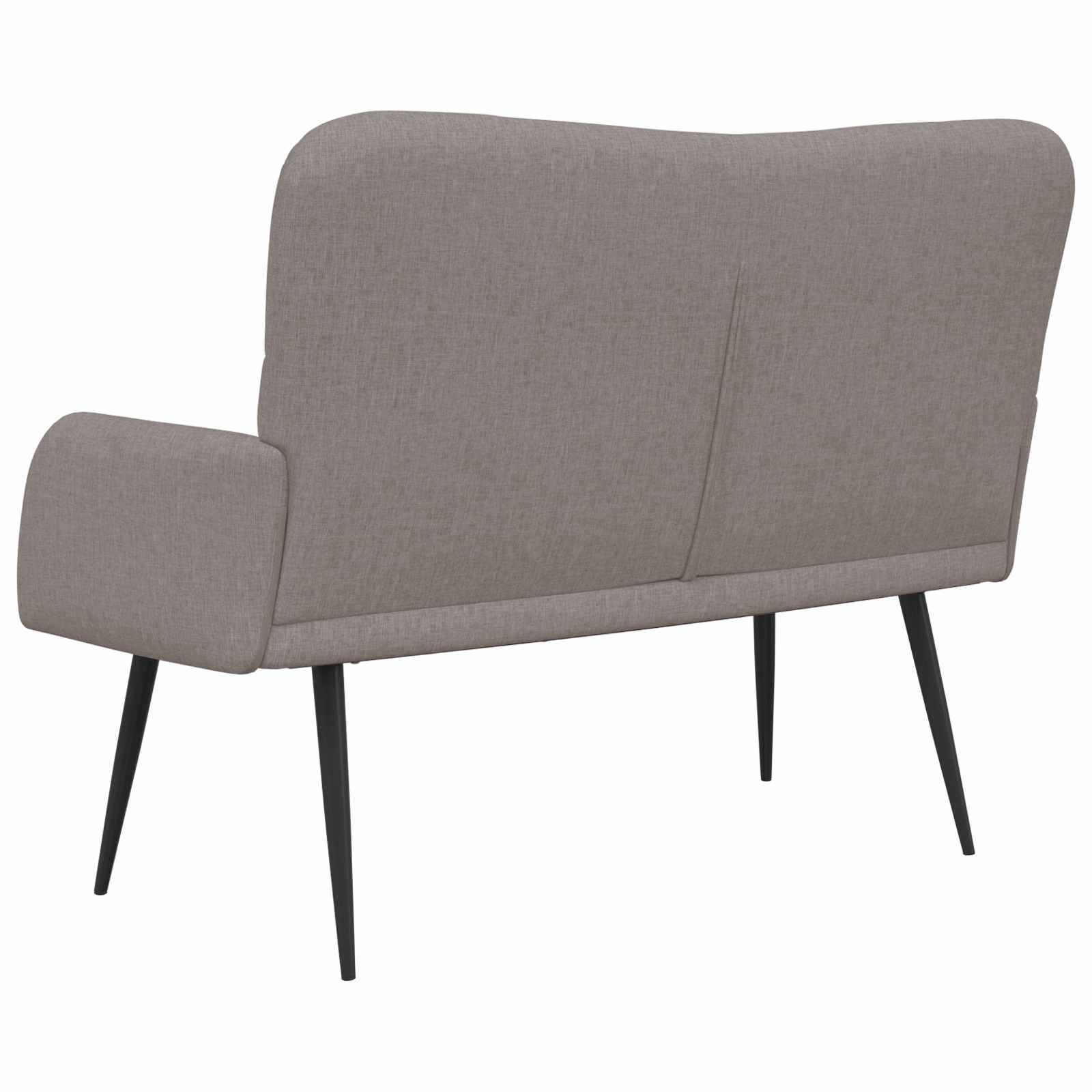 Sofa za dvije osobe Sivosmeđa 115 x 61 x 87 cm Tkanina