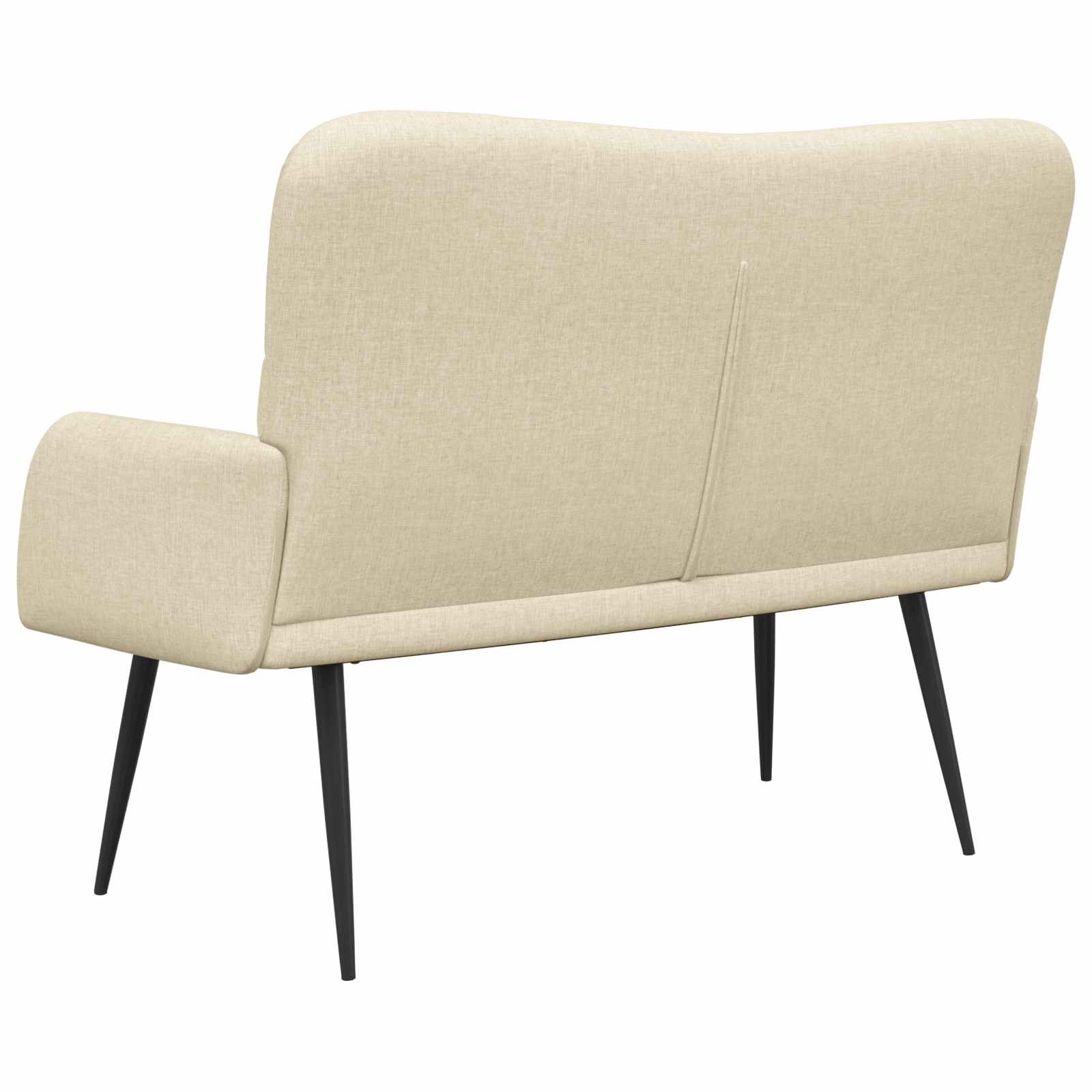 Sofa za dvije osobe Krem 115 x 61 x 87 cm Tkanina