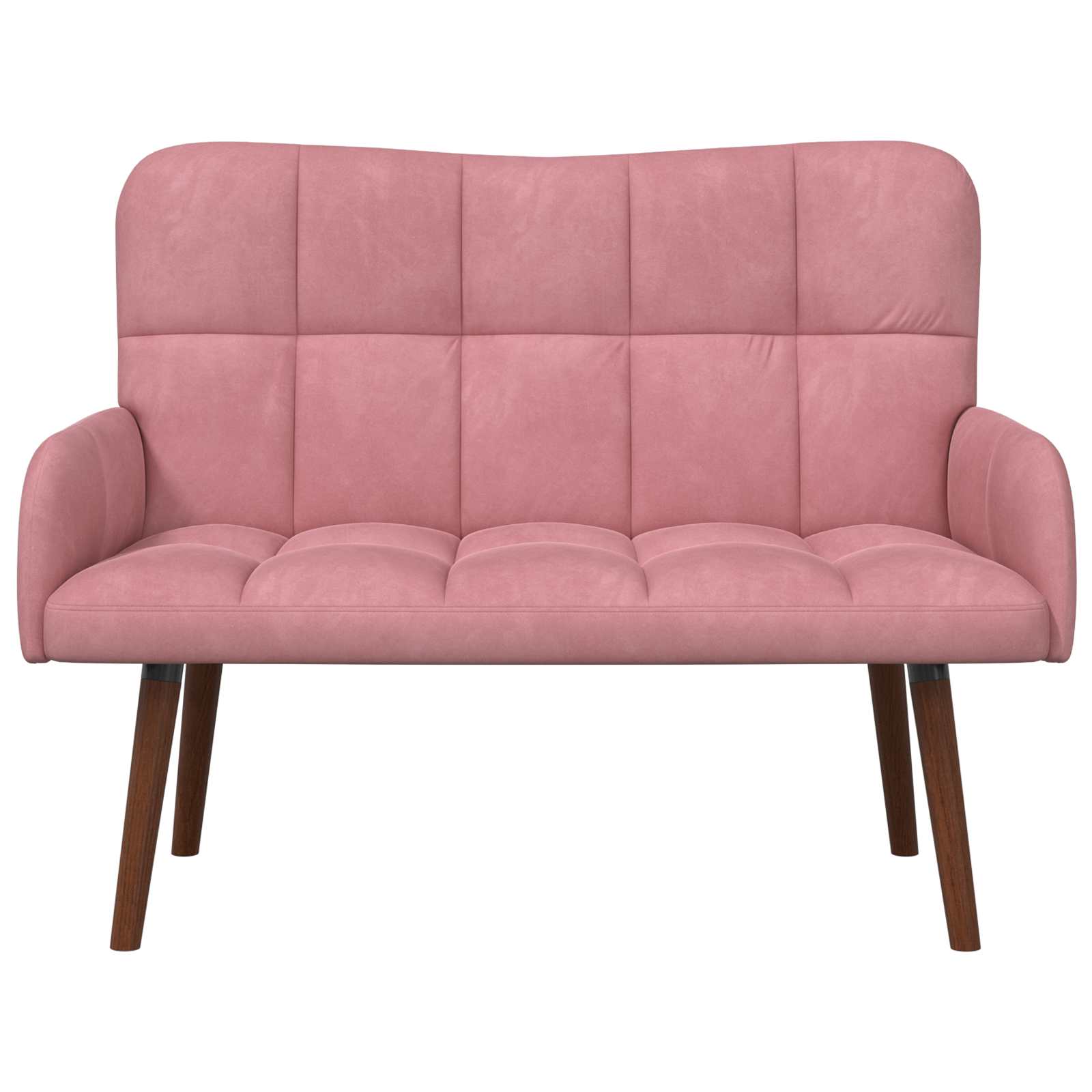 Sofa za dvije osobe Ružičasta 115 x 61 x 87 cm Baršun