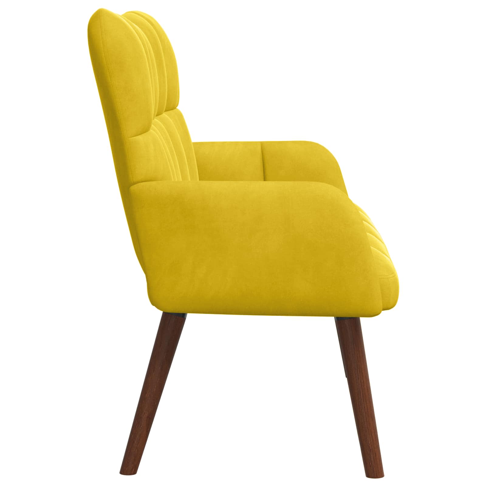 Sofa za dvije osobe Žuta 115 x 61 x 87 cm Baršun