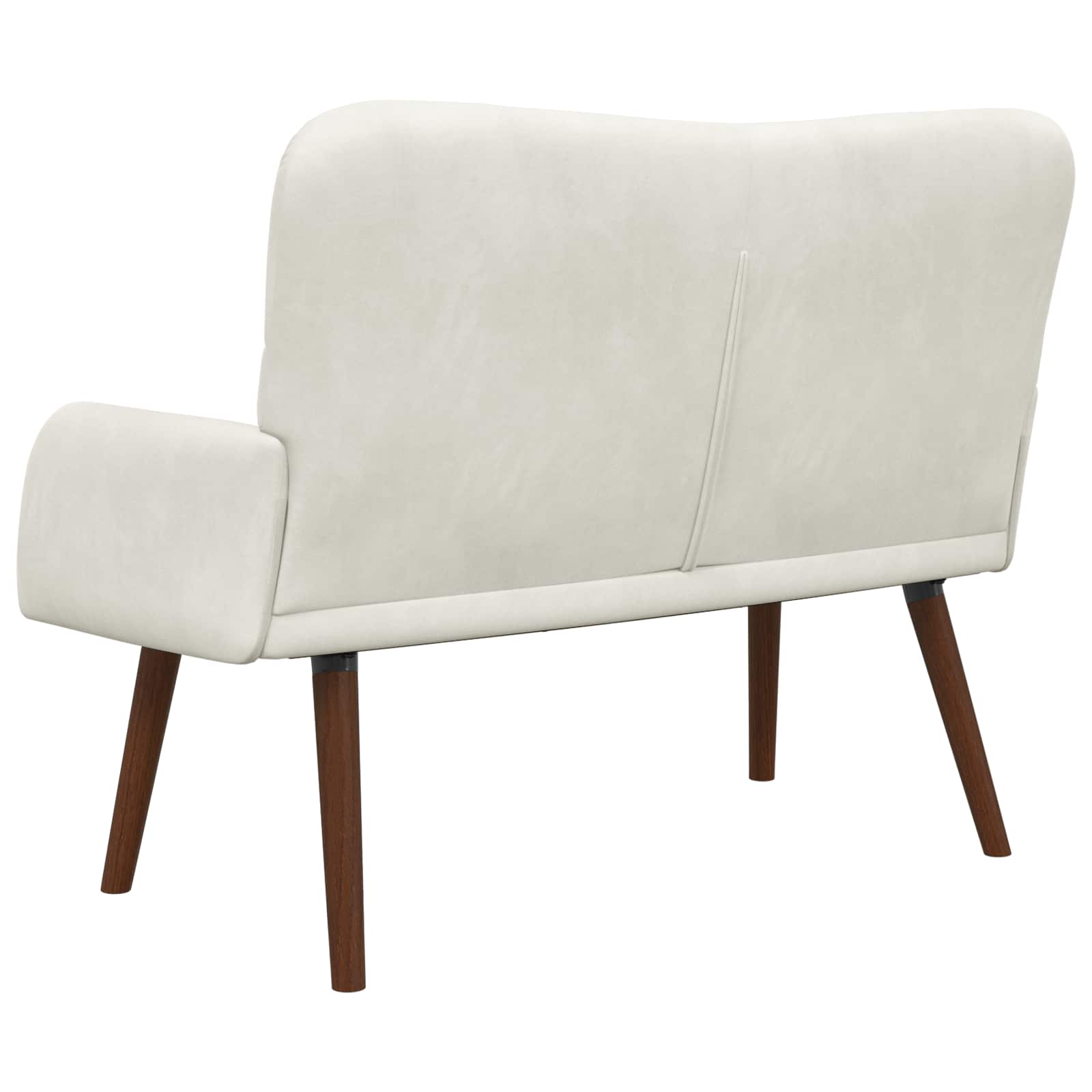 Sofa za dvije osobe Krem 115 x 61 x 87 cm Baršun