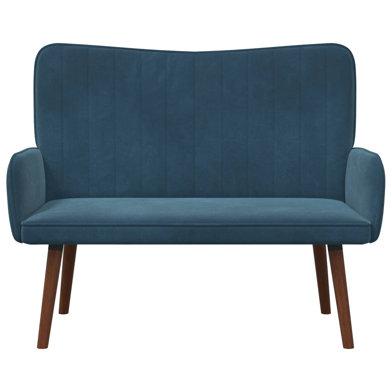 Sofa za dvije osobe Plava 115 x 61 x 87 cm Baršun