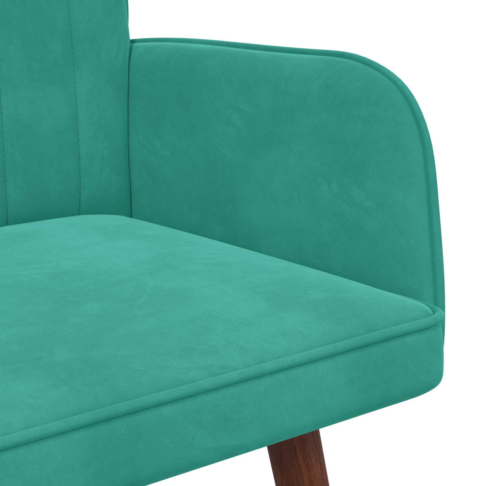 Sofa za dvije osobe Tirkizna 115 x 61 x 87 cm Baršun