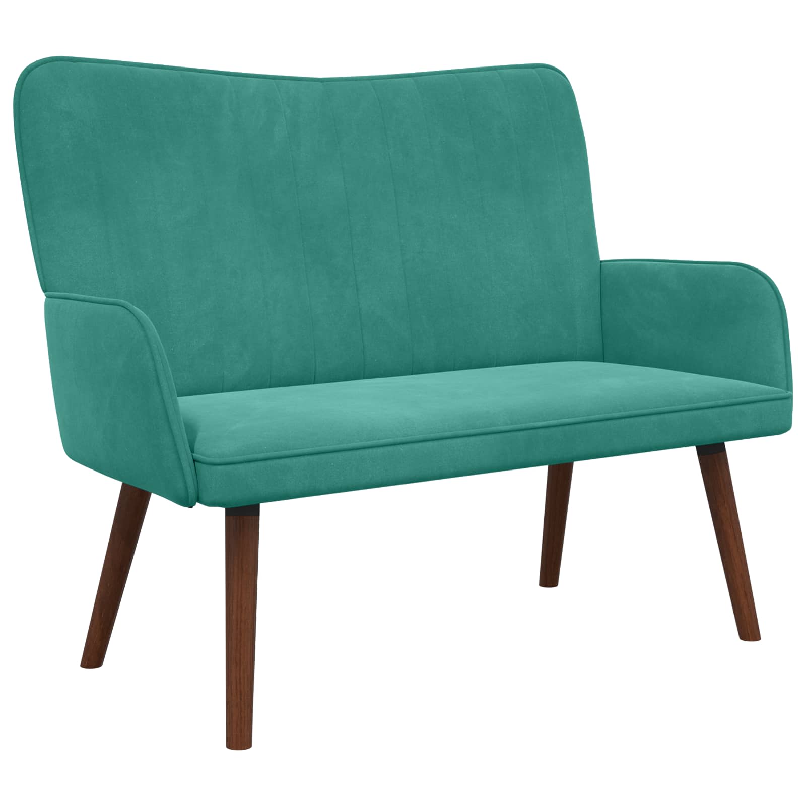 Sofa za dvije osobe Tirkizna 115 x 61 x 87 cm Baršun