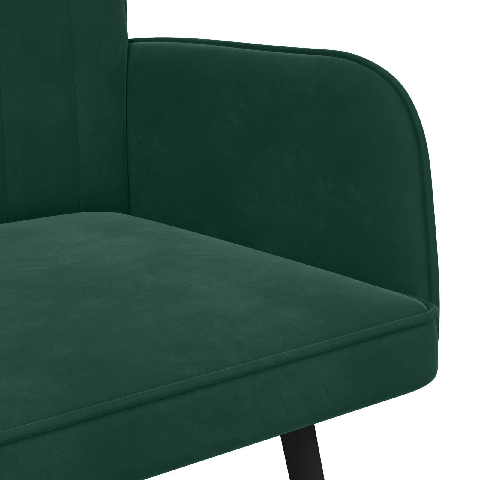 Sofa za dvije osobe Tamnozelena 115 x 61 x 87 cm Baršun