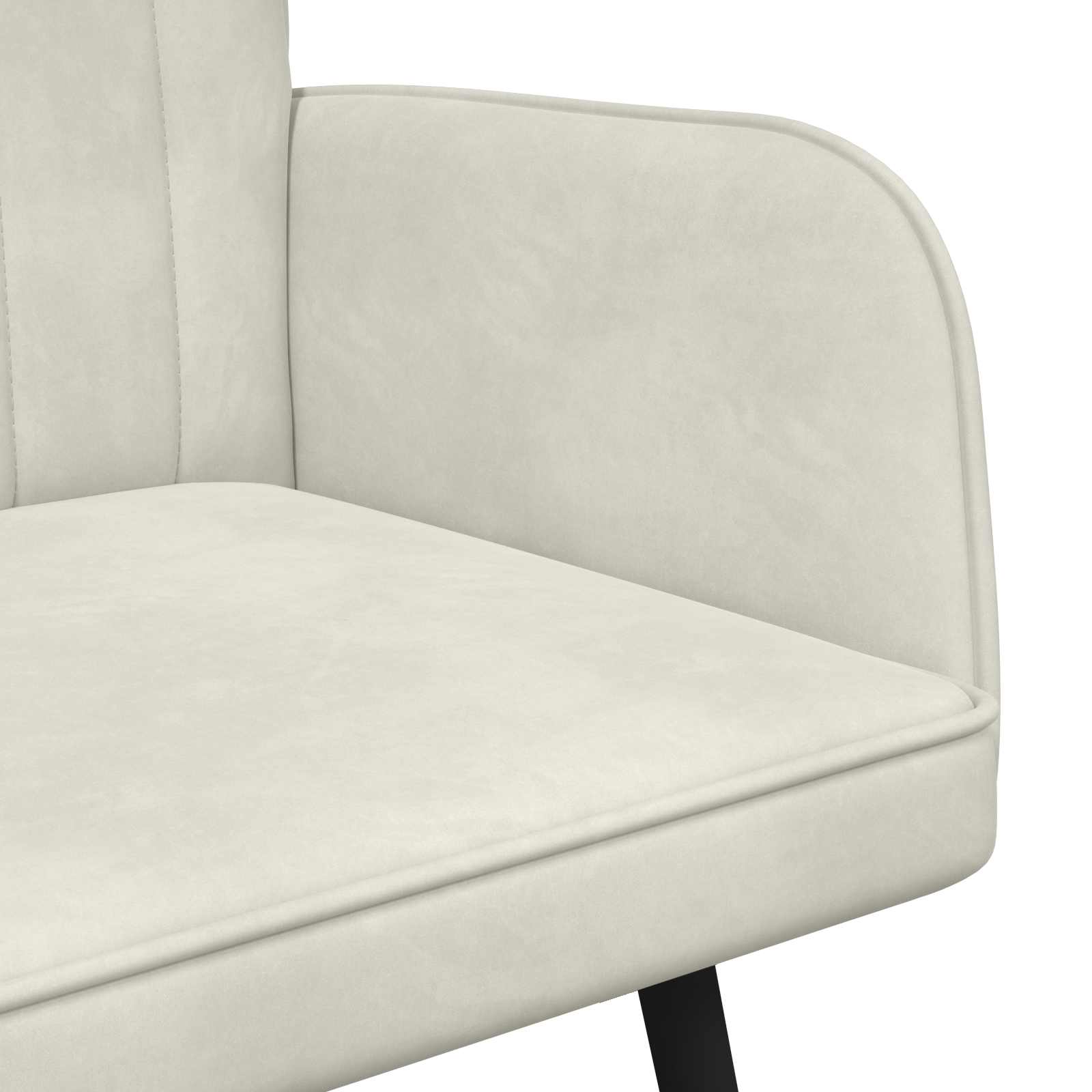 Sofa za dvije osobe Krem 115 x 61 x 87 cm Baršun