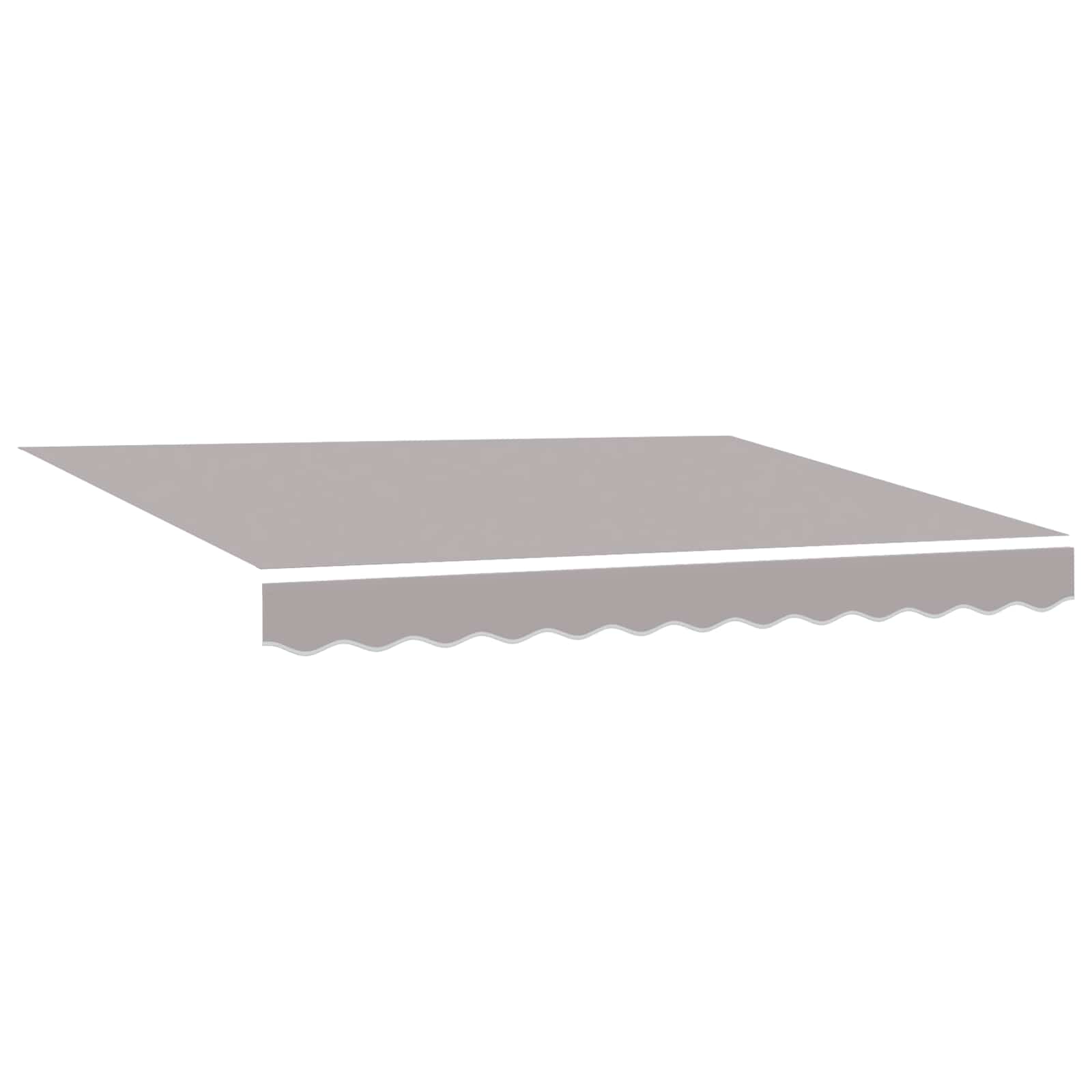 Povlačivi tende Svjetlosiva 3 x 2 m 100% Poliester i Aluminij