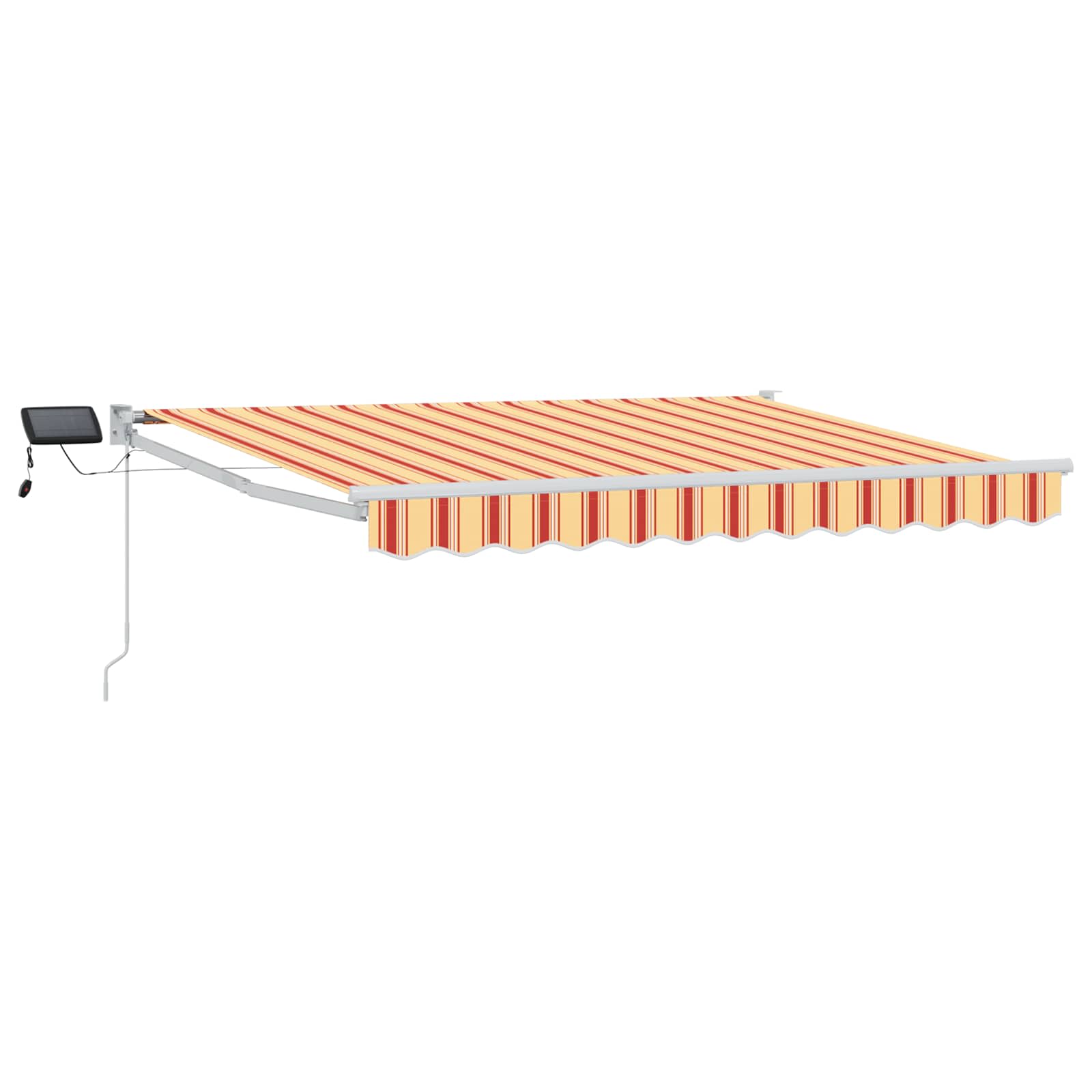 Ručna zlačivna tenda s LED diodama Šareni 3,5 x 2 m