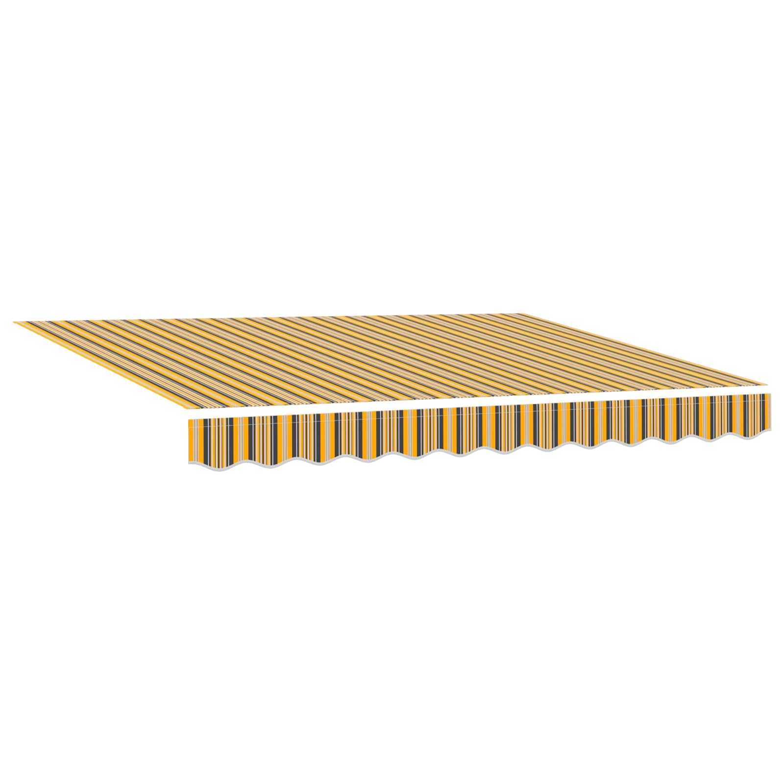 Električna retraktabilna tenda Žuta, Siva, Antracit 2,5 x 2 m