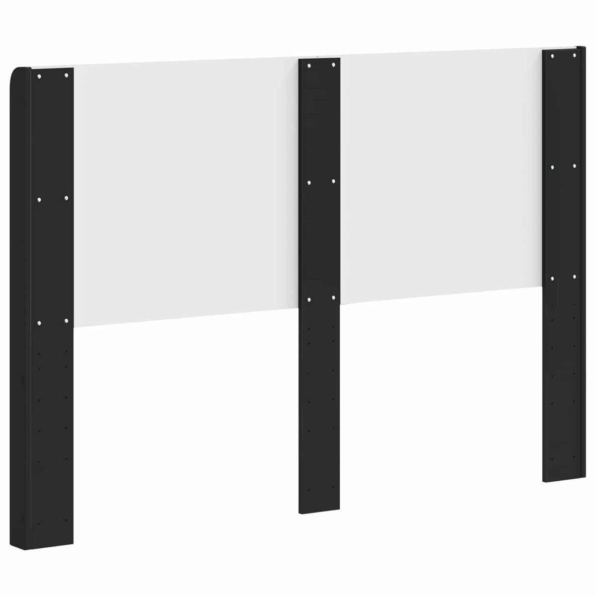 Uzglavlje Crna Konstruirano drvo 135 cm