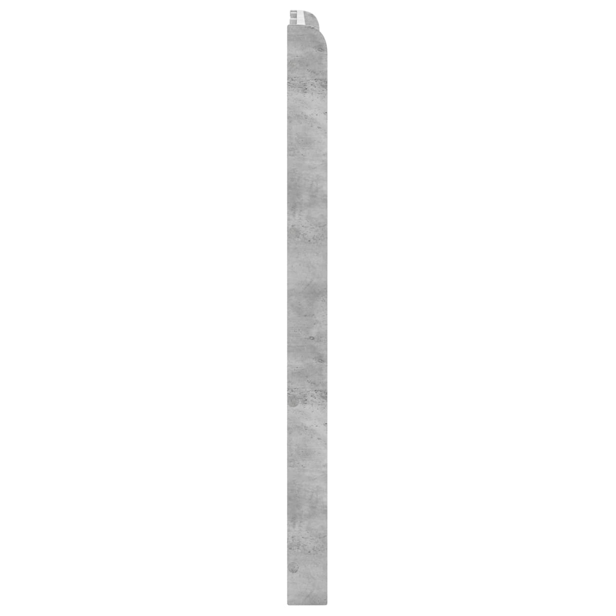 Uzglavlje Betonska siva Konstruirano drvo 135 cm