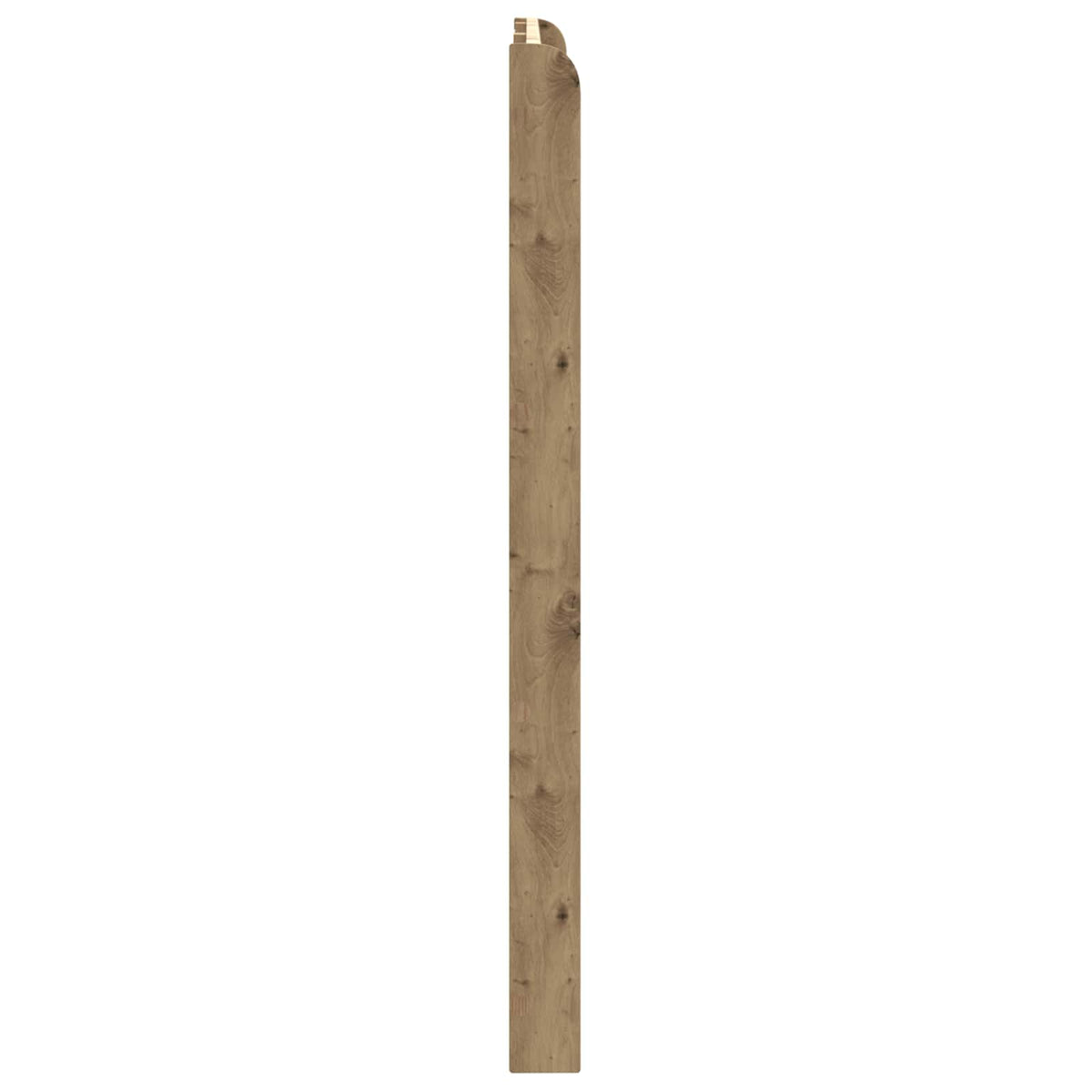 Uzglavlje Hrast artisan Konstruirano drvo Smeđa 120 cm