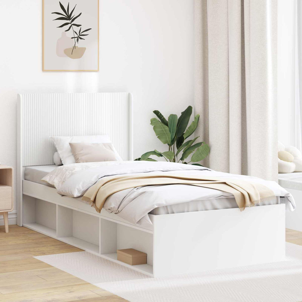 Uzglavlje Bijela Konstruirano drvo 90 cm