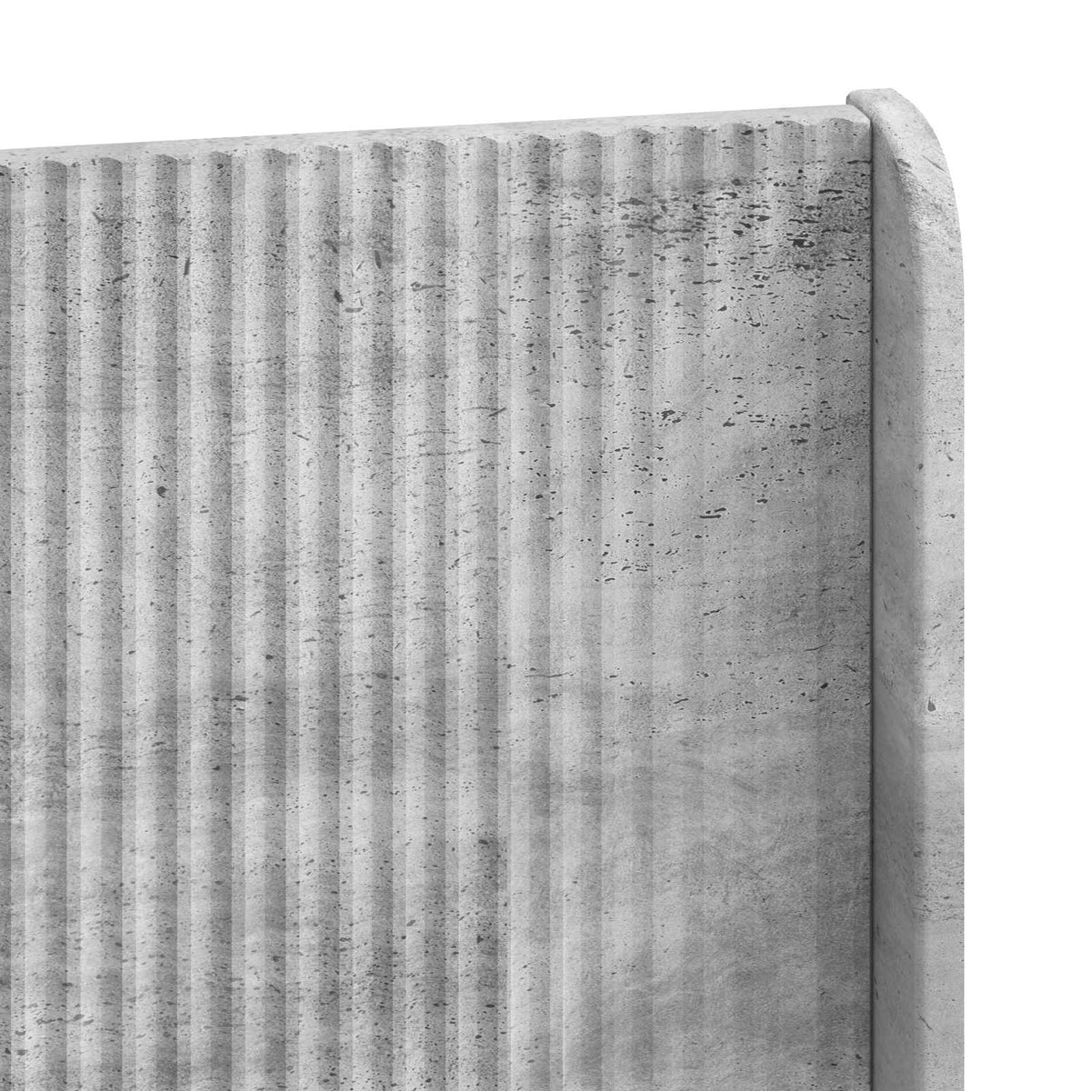 Uzglavlje Betonska siva Konstruirano drvo 75 cm