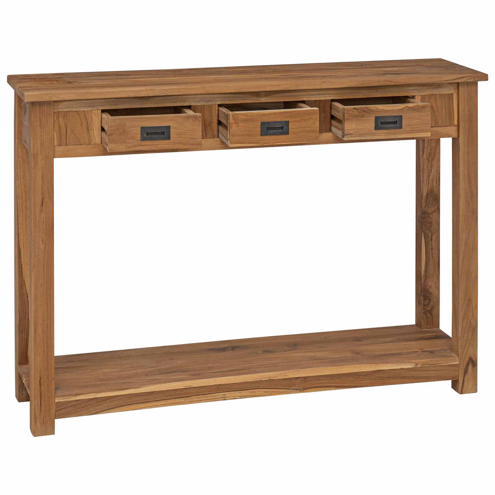 Konzolna stolica Prirodna 110 x 30 x 80 cm Čvrsto teak drvo