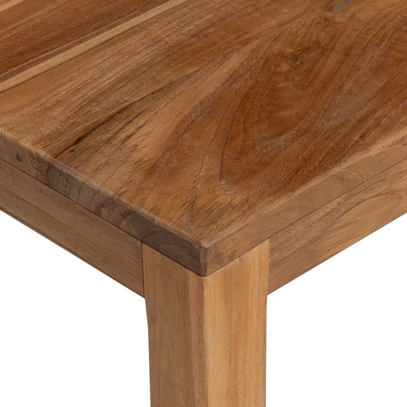 Konzolna stolica Prirodna 110 x 35 x 75 cm Čvrsto teak drvo