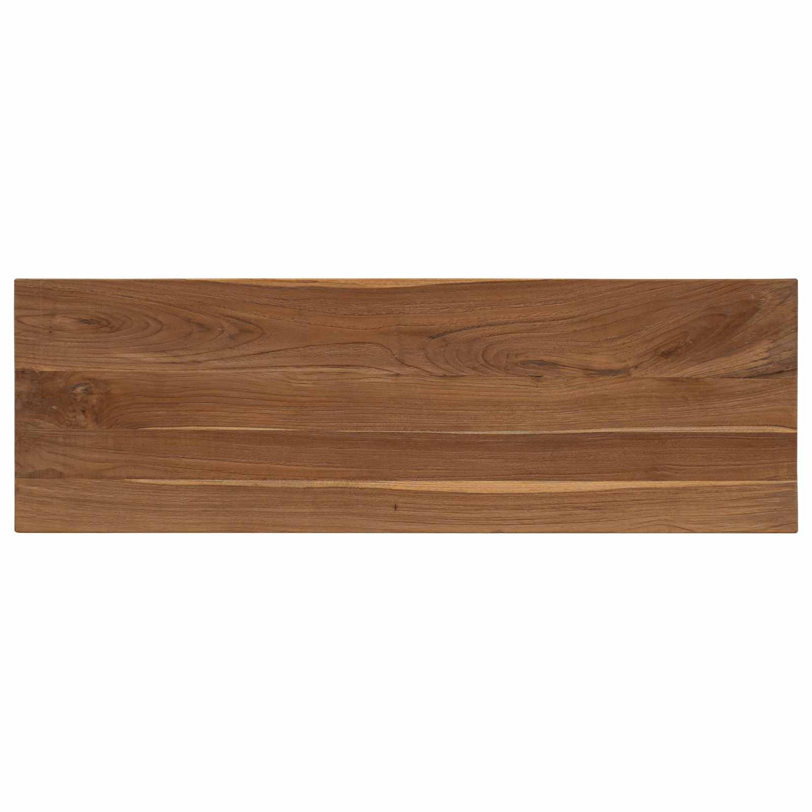 Konzolna stolica Prirodna 110 x 35 x 75 cm Čvrsto teak drvo