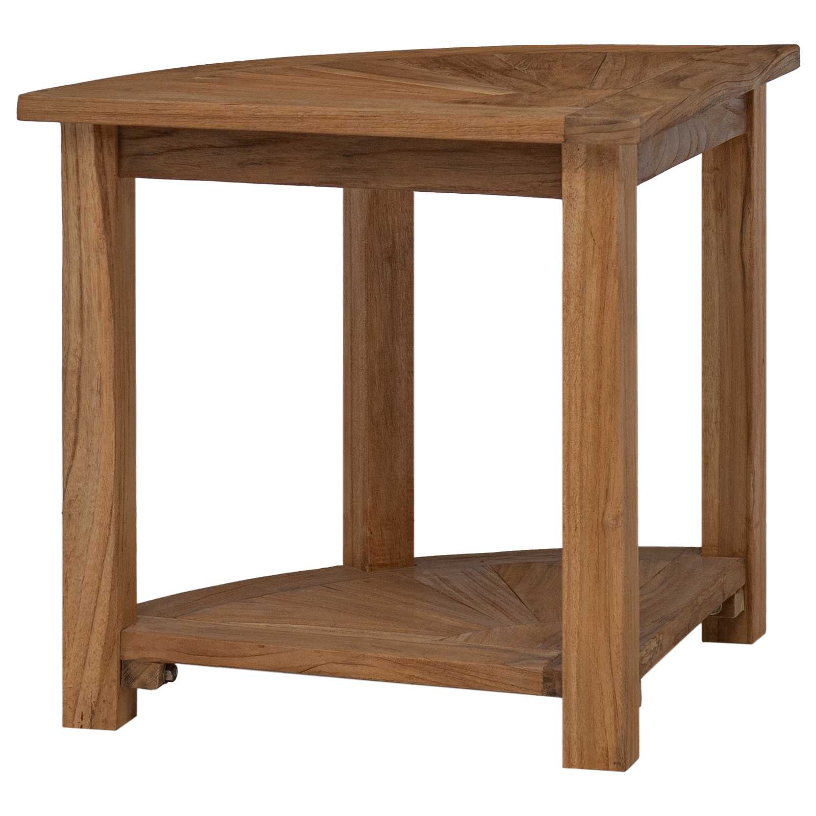 Stolić za kupatilo Prirodna 45 x 45 x 46 cm Čvrsto teak drvo