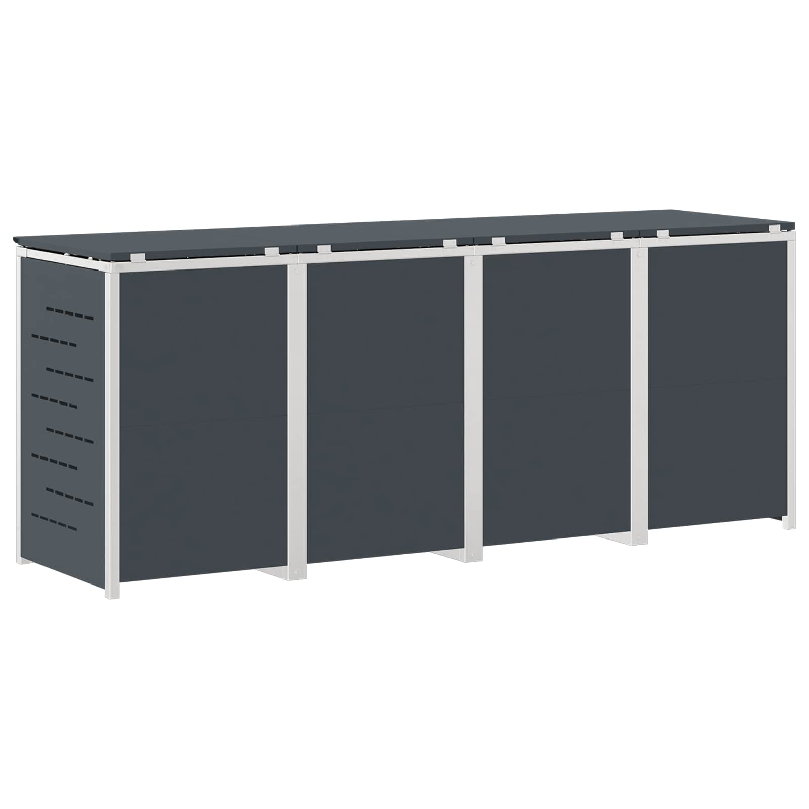 Skladište za kanta za smeće Nehrđajući čelik Antracit