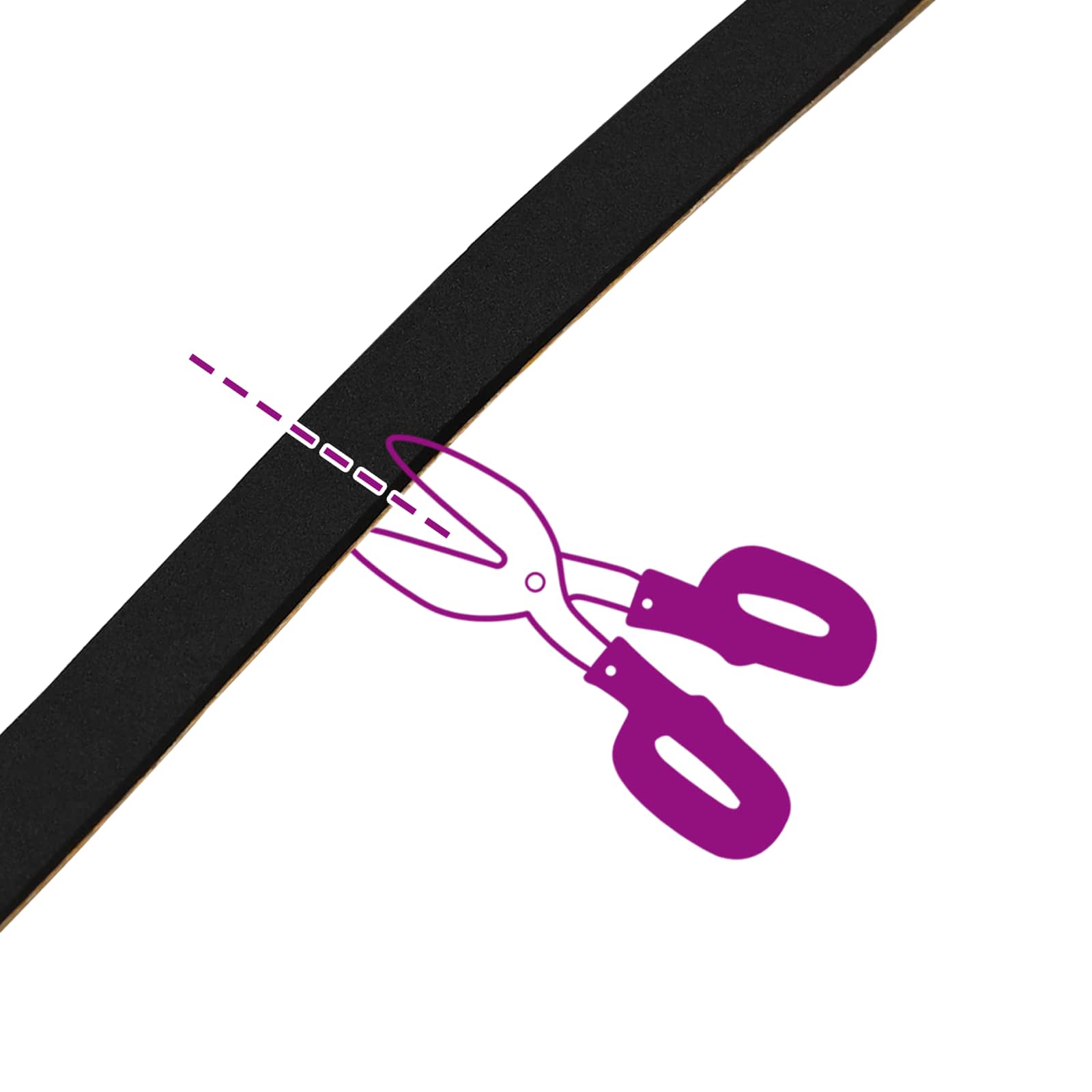 Samoljepljiva pjenasta traka 2 pcs Crna 15mm x 10m CR pjena