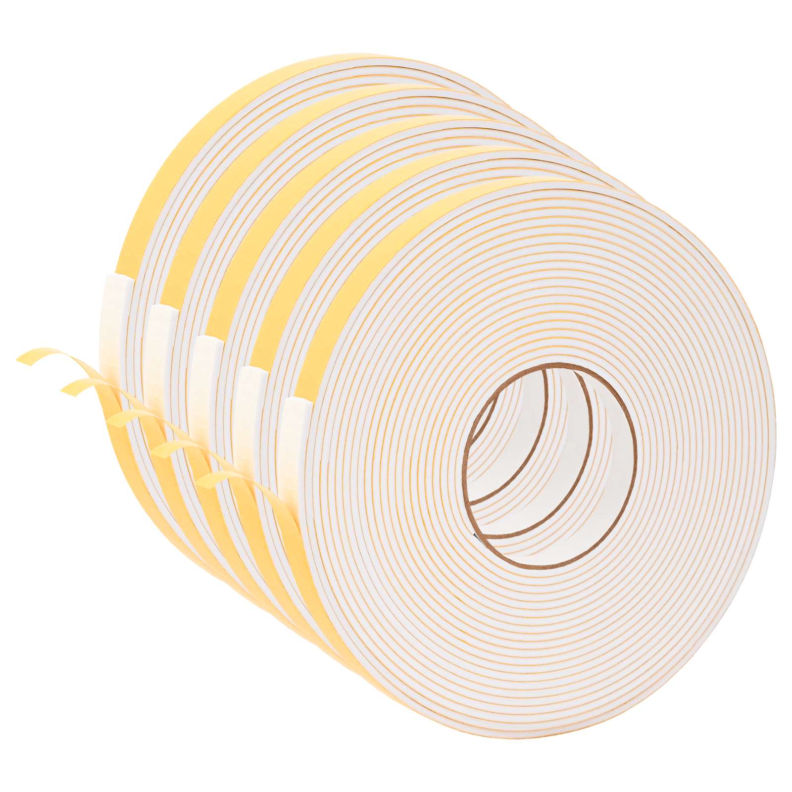 Samoljepljiva pjenasta traka 5 pcs Bijela 10mm x 10m CR pjena