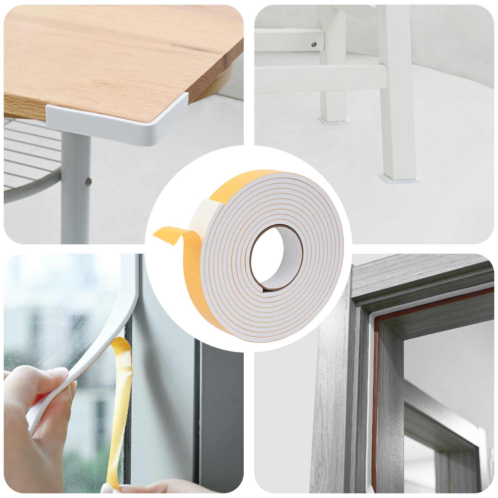 Samoljepljiva pjenasta traka 20 pcs Bijela 30mm x 5m CR pjena
