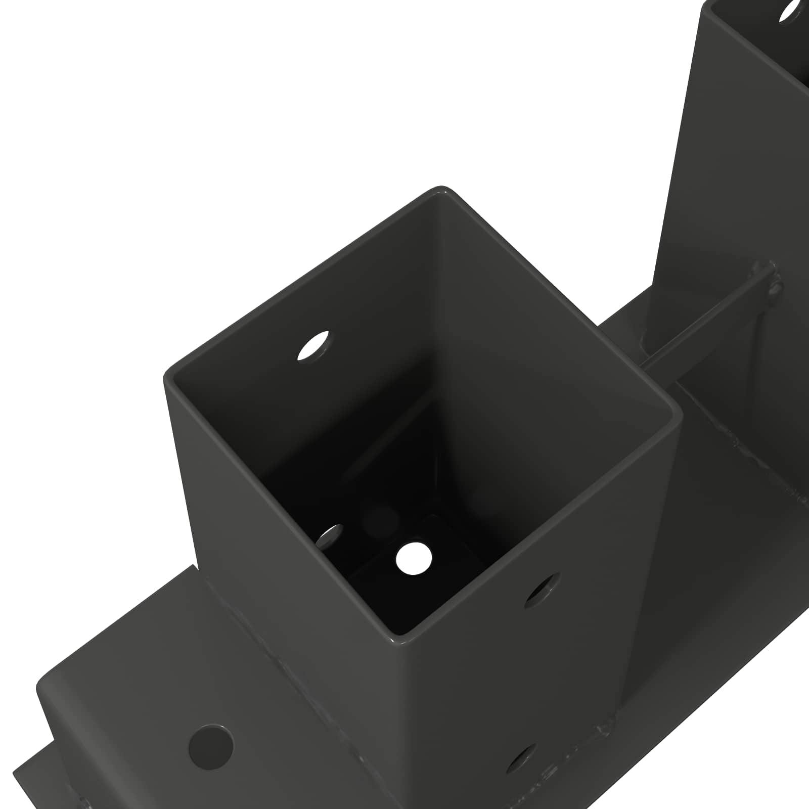 Pomoć za slaganje drva 12 pcs Antracit 34 x 10 x 15 cm Čelik