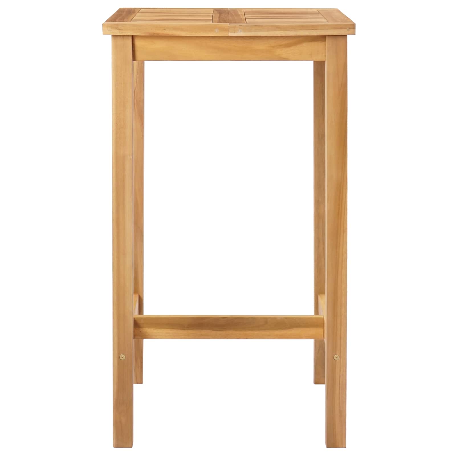 Stol za bar Prirodna 60 x 60 x 105 cm Masivni teak