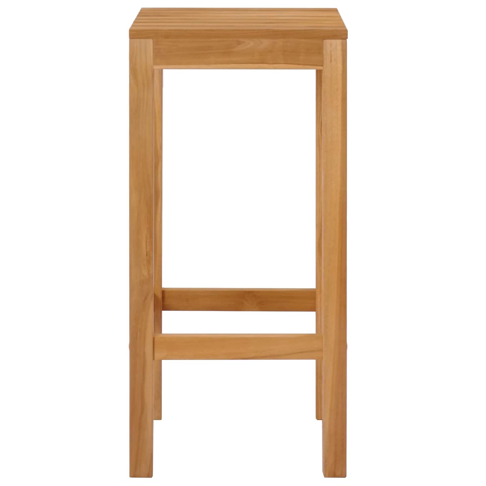 Barska stolica 4 pcs Prirodna Čvrsto teak drvo