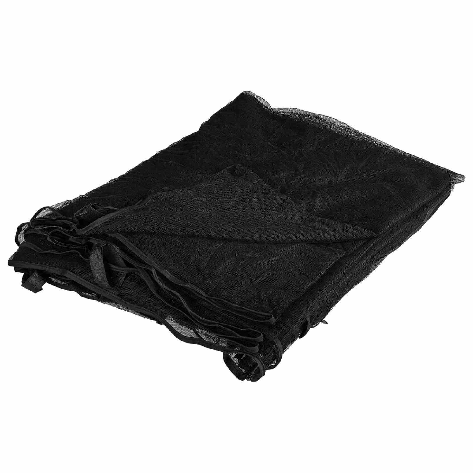 Mreža protiv komaraca za gazebo 220 mesh Crna 4,5 x 3 x 2 m