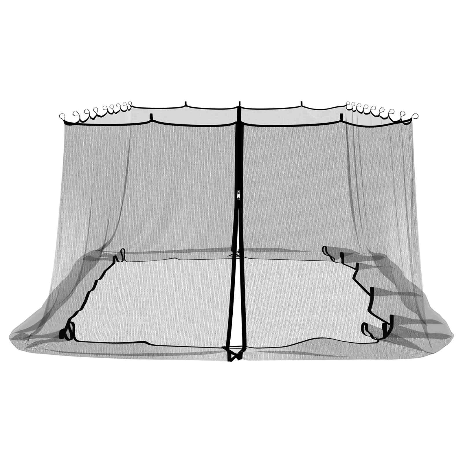 Mreža protiv komaraca za gazebo 220 mesh Crna 6 x 3 x 2 m