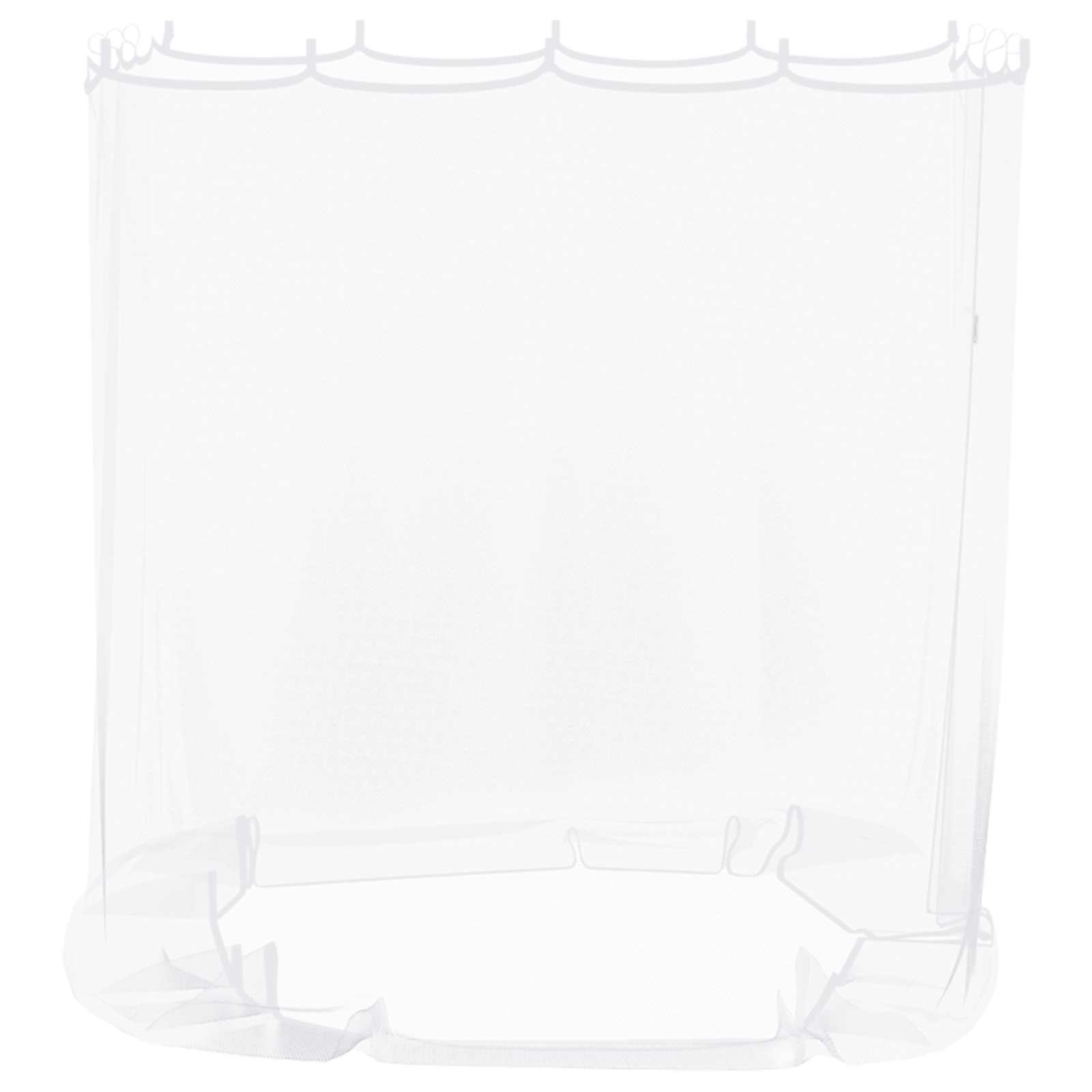 Mreža protiv komaraca za gazebo 220 mesh Bijela 2 x 2 x 2 m
