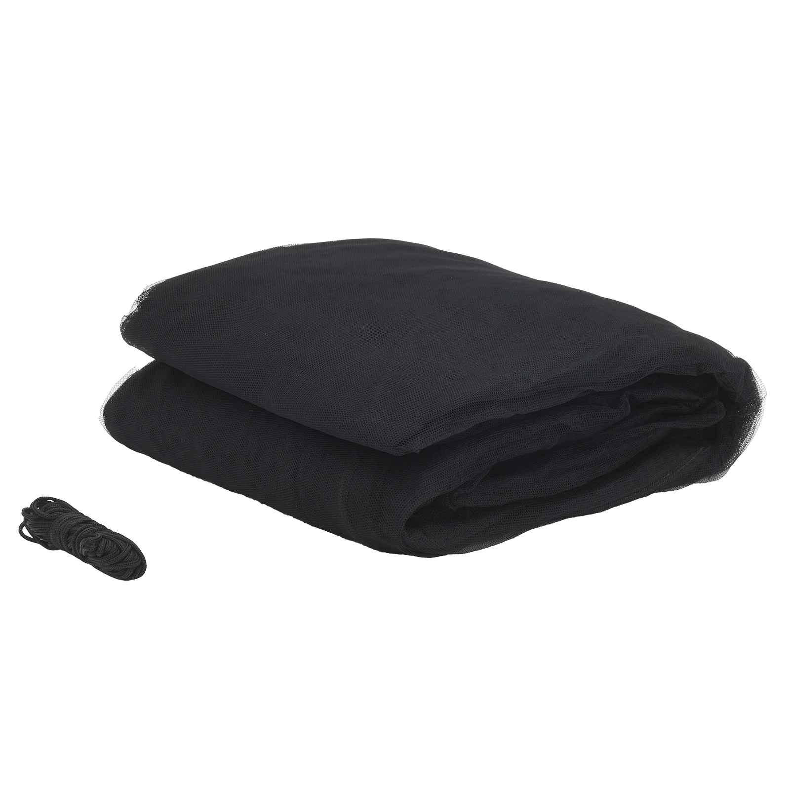Mreža za komarce za krevet 156 mesh Crna Ø56 x 220 cm Poliester