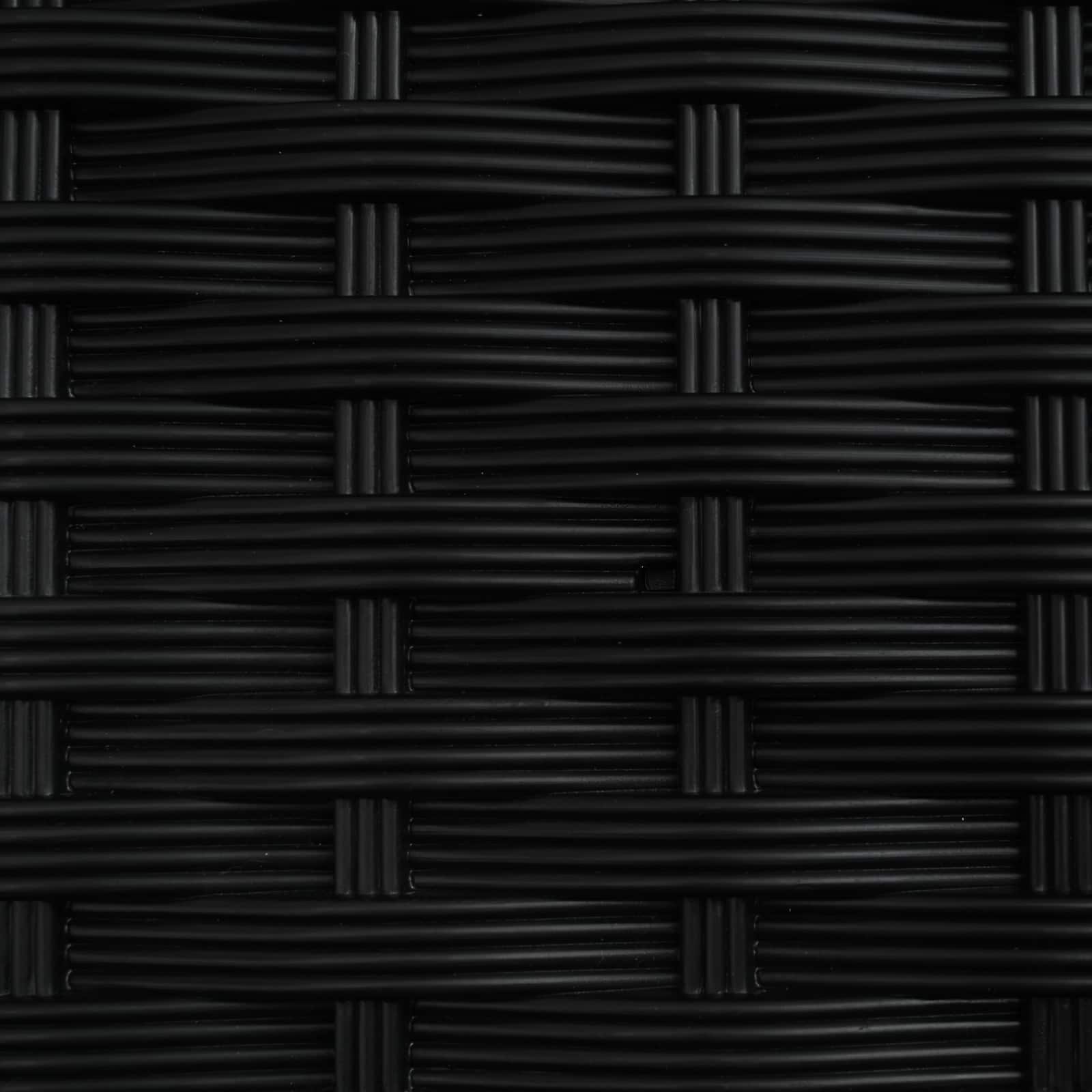 Povišeni krevet s mrežom i krovom Crna 202 x 40 x 138 cm PP
