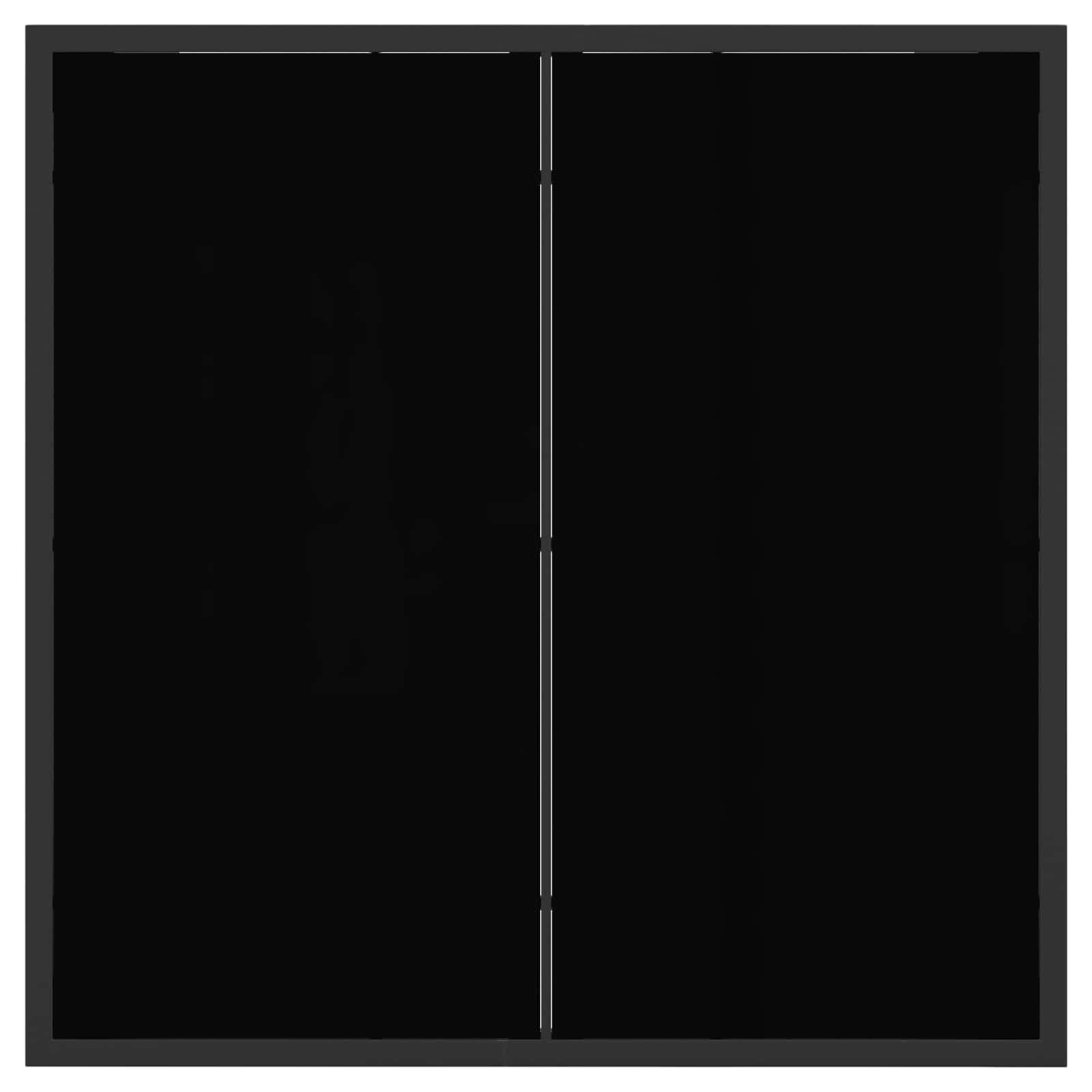 Set vanjskog namještaja 3 pcs Crna i antracit 80 x 80 x 73 cm