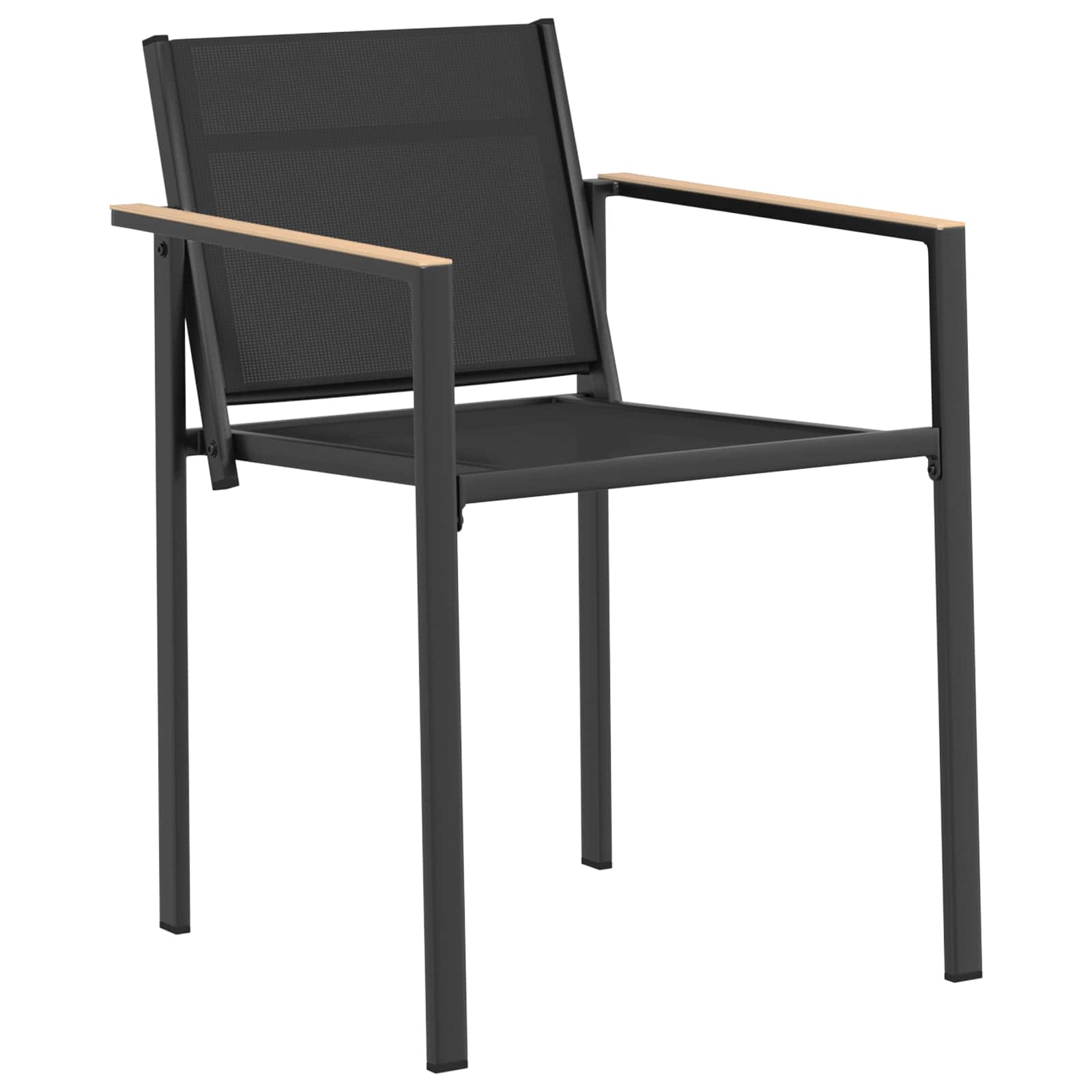 Set vanjskog namještaja 5 pcs Crna i antracit 140 x 70 x 73 cm