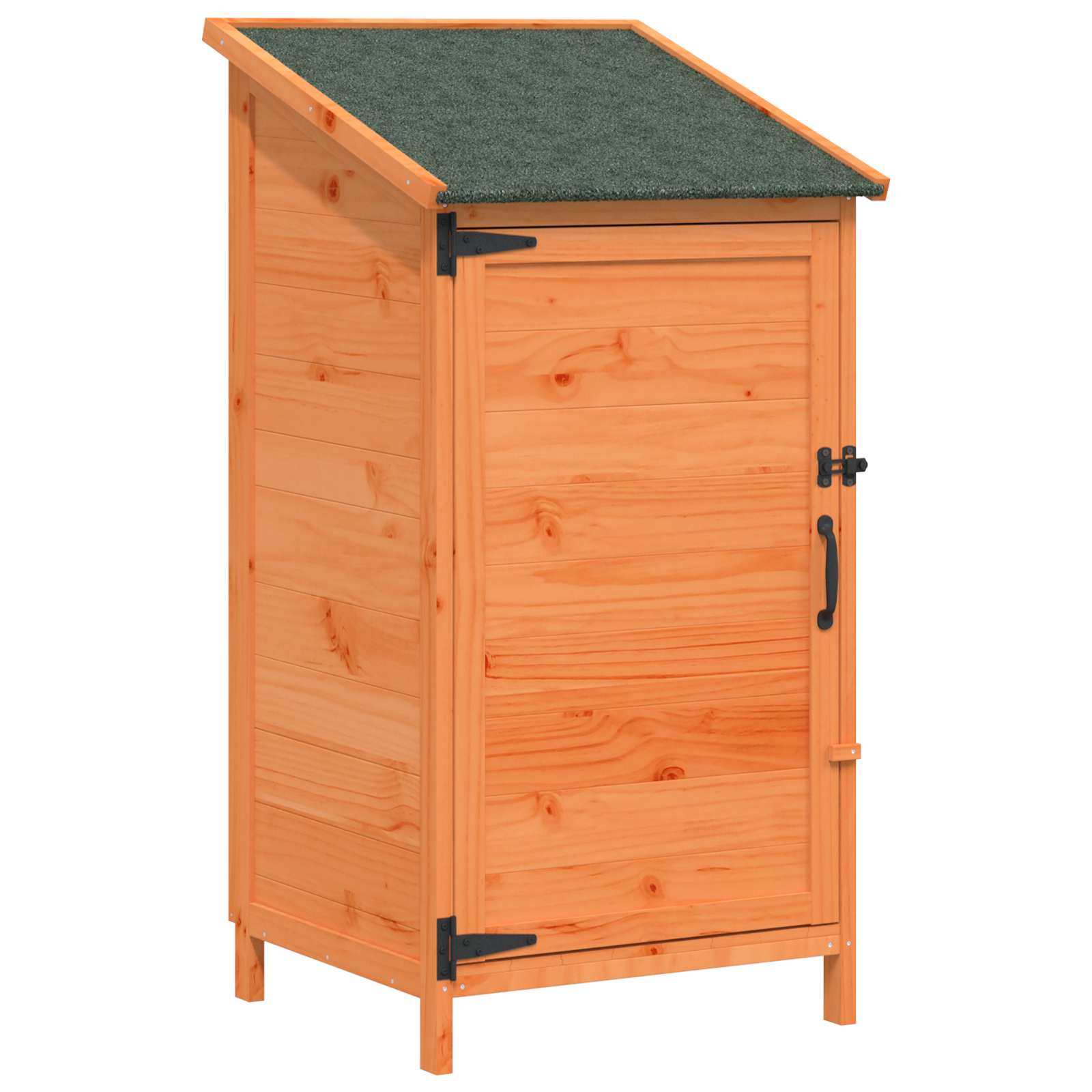 Vrtna Šupa s krovom Smeđa 59 x 56 x 113,5 cm Čvrsto drvo jele