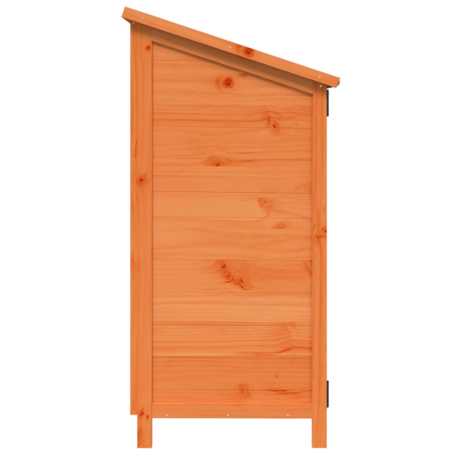Vrtna Šupa s krovom Smeđa 59 x 56 x 113,5 cm Čvrsto drvo jele