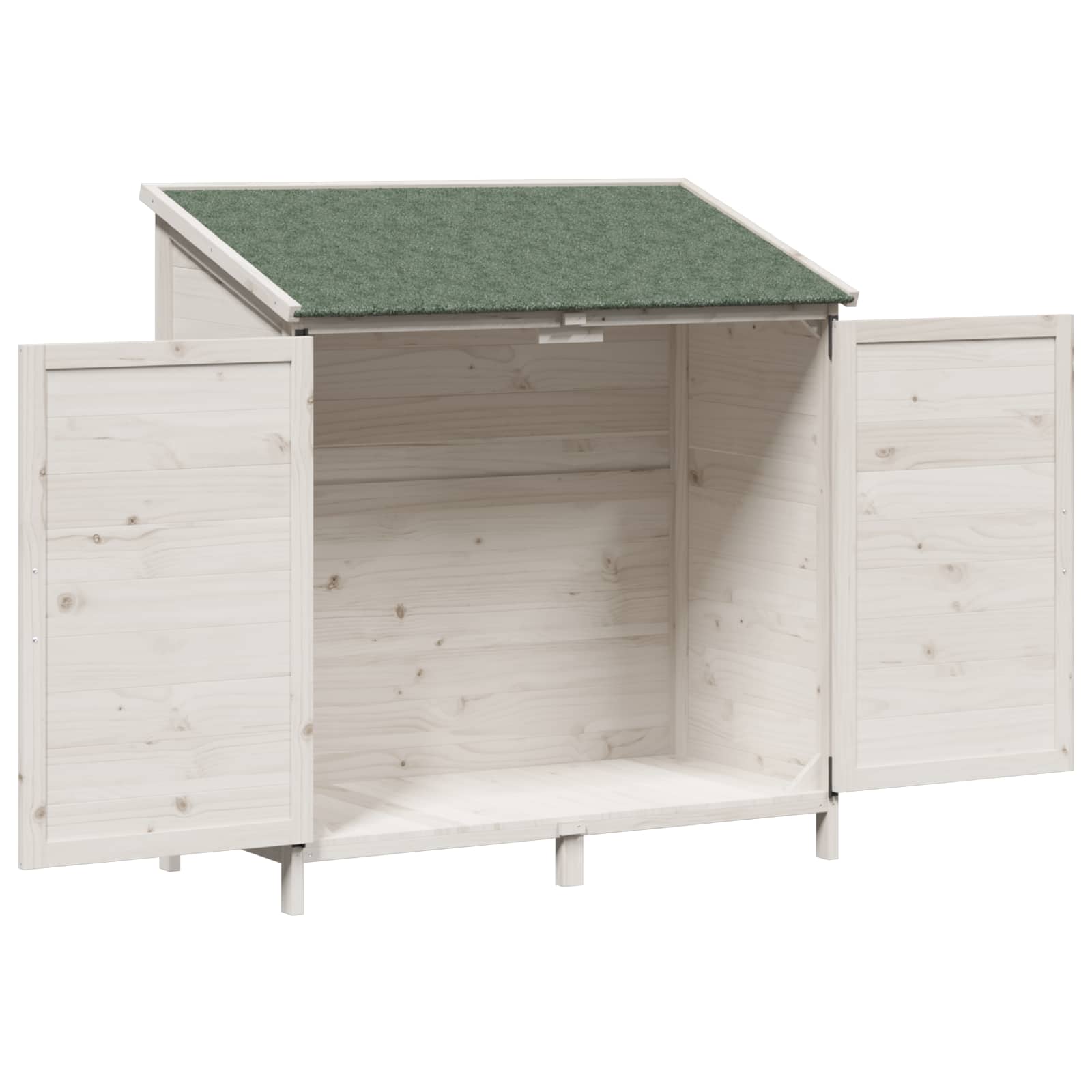 Vrtna Šupa Bijela 106,5 x 56 x 113,5 cm Konstruirano drvo
