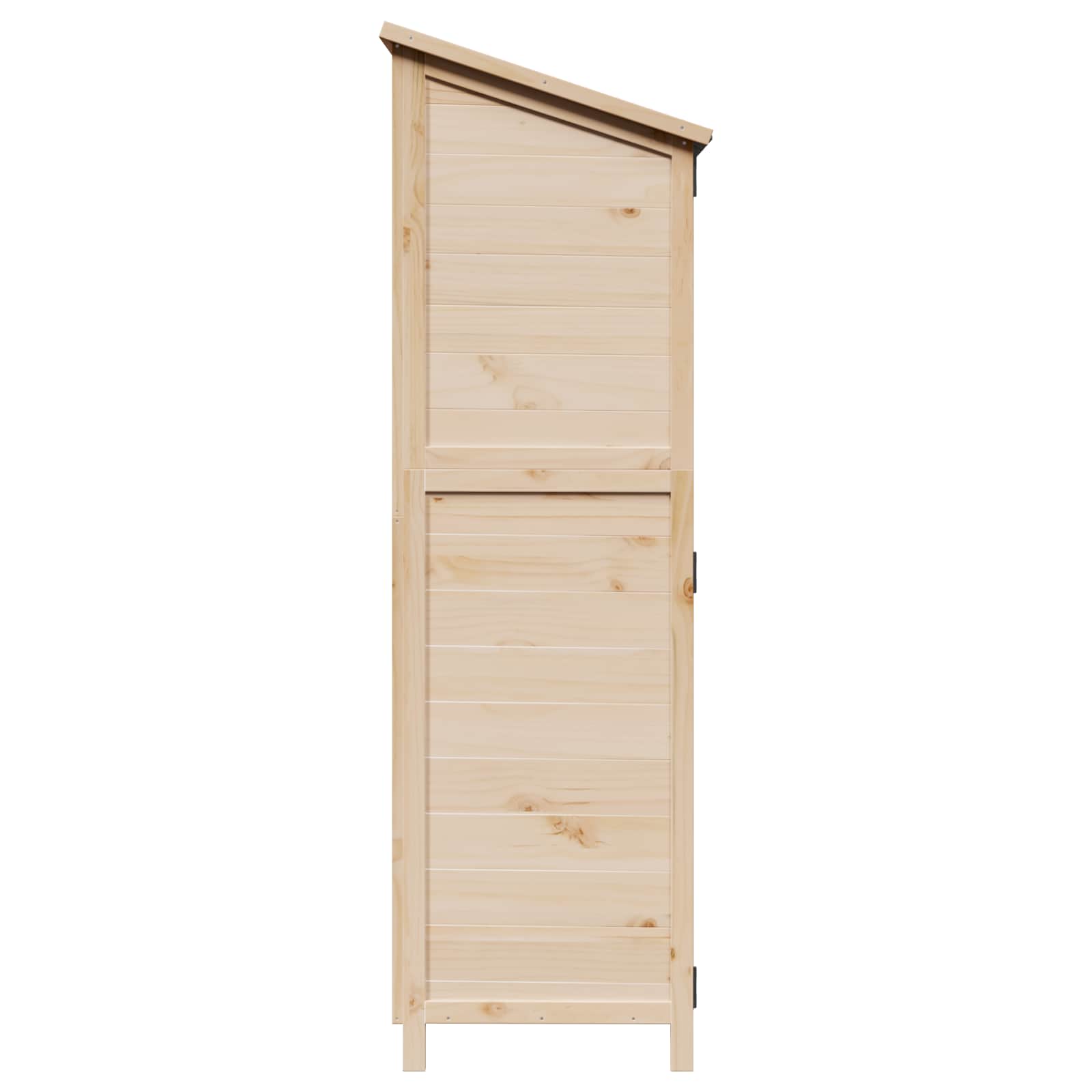Vrtna Šupa Prirodna 59,5 x 56 x 176,5 cm Čvrsto drvo jele